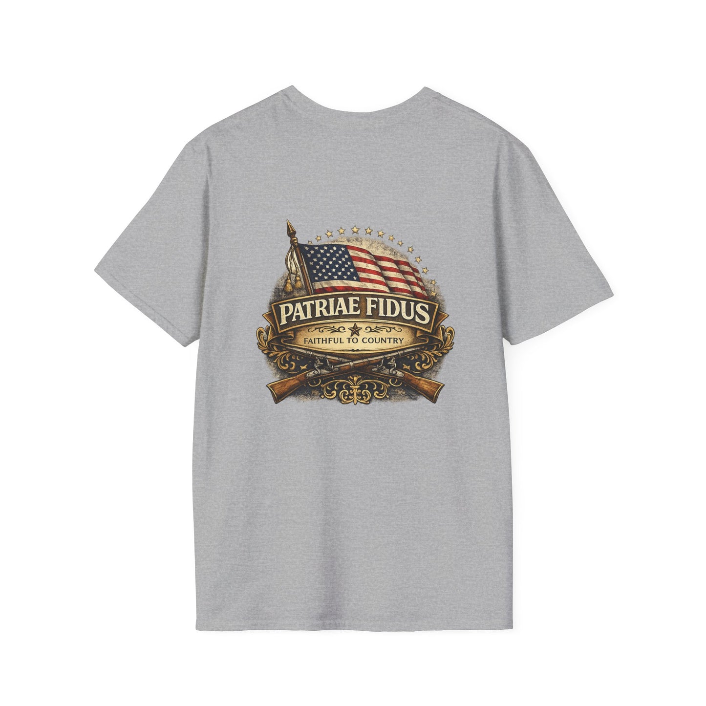 Patriae Fidus Vintage Patriae Fidus Patch T-Shirt