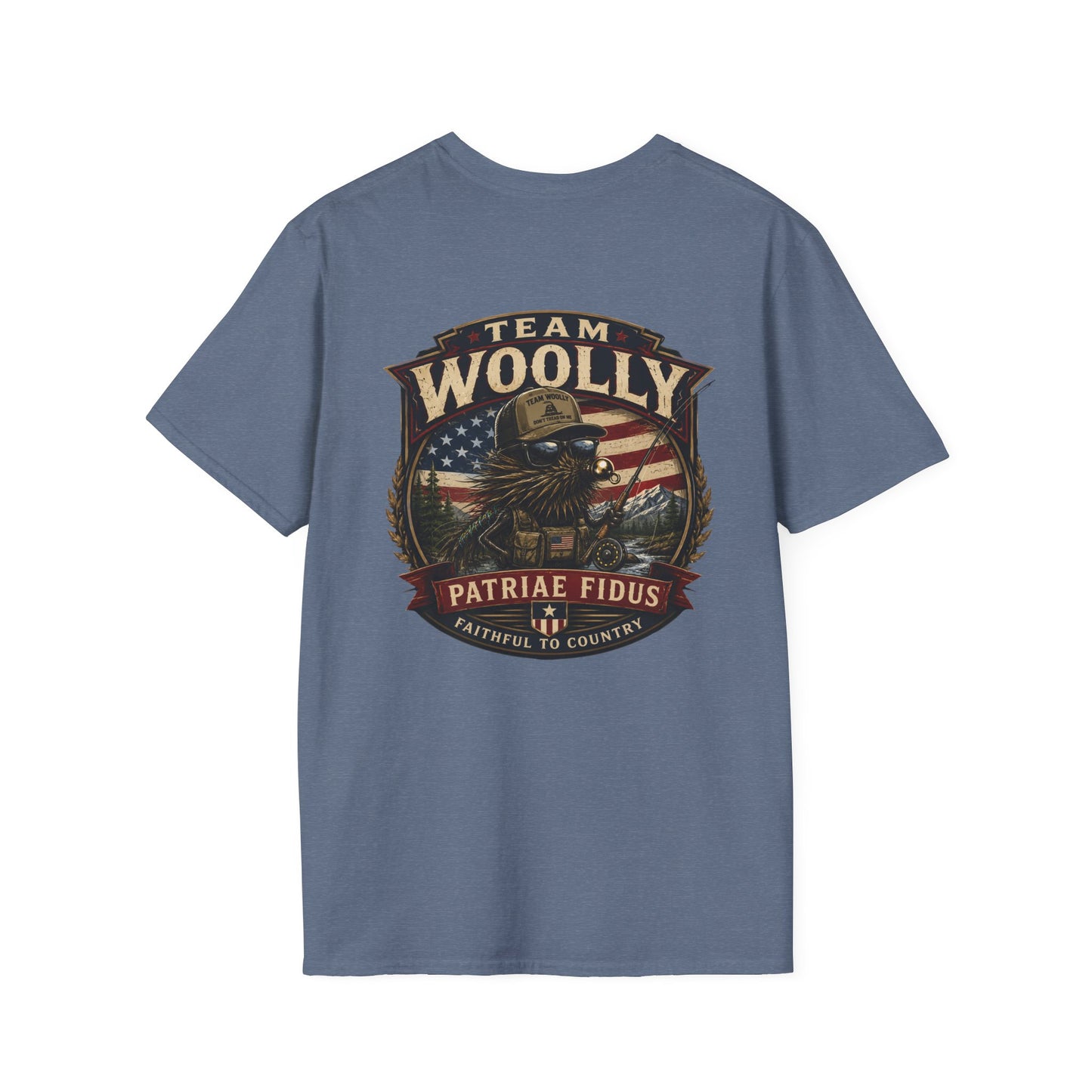Team Woolly American Patriotic T-Shirt