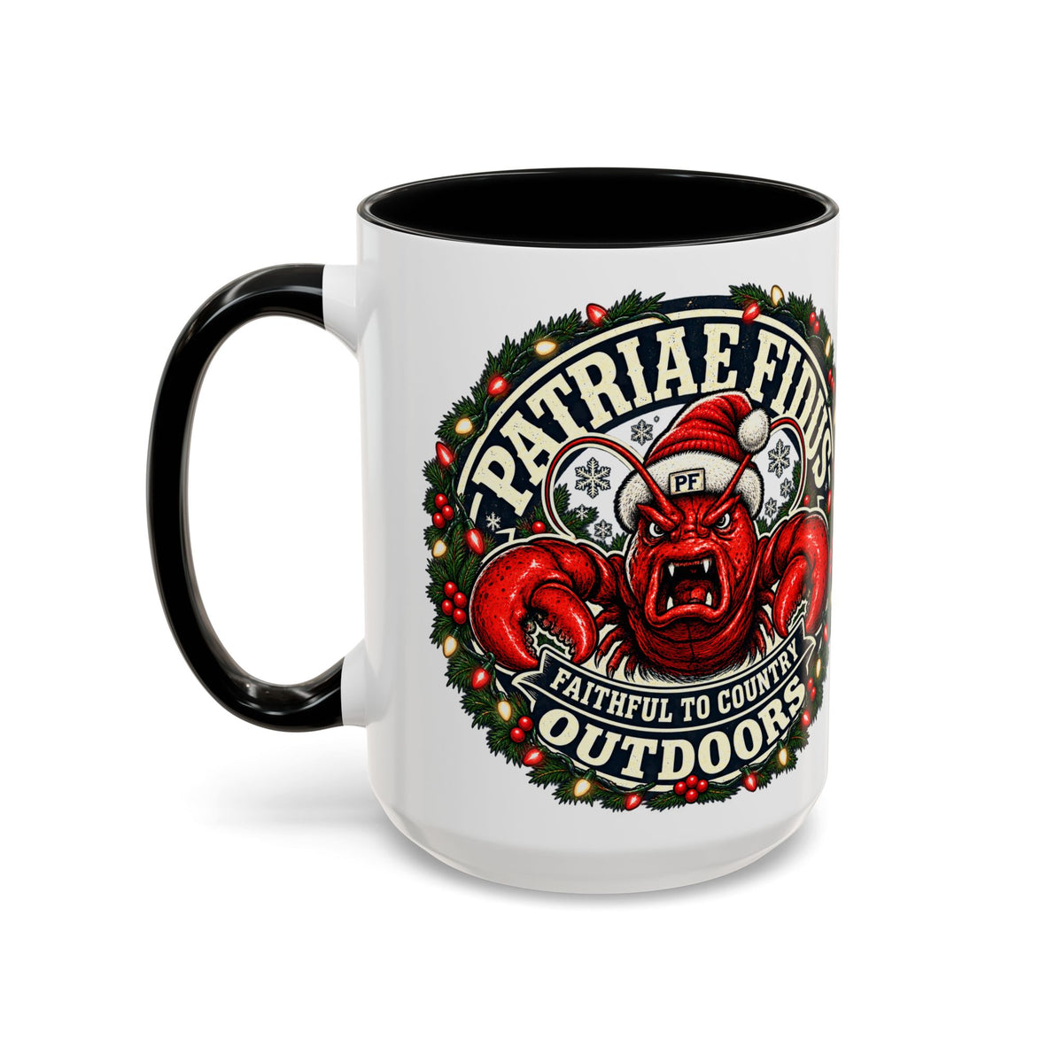 Coffee Mug - 'Patriae Fidus' Holiday Outdoors Kraken Design