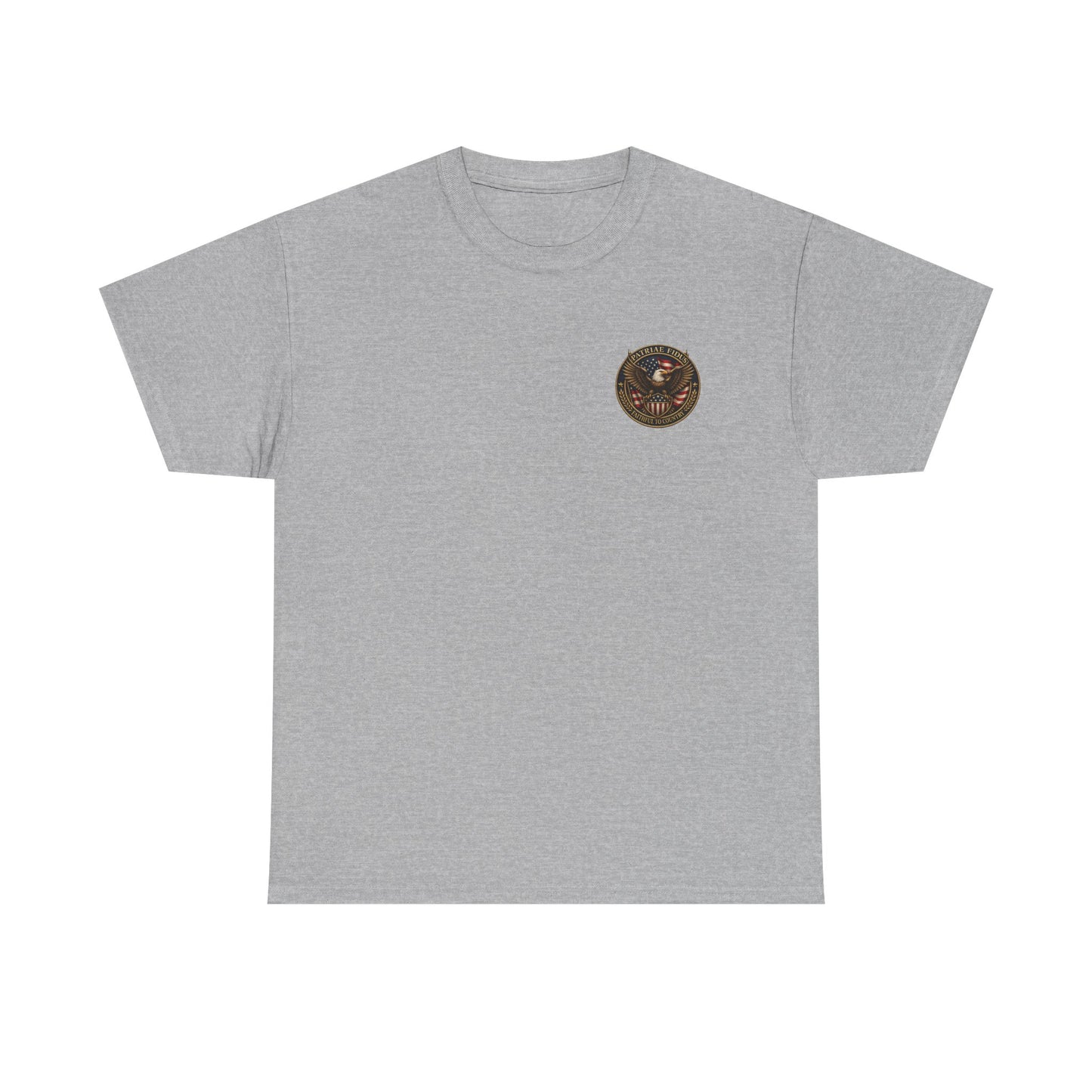 Skull & Rifles Tee — Patriotic American Skull T-Shirt