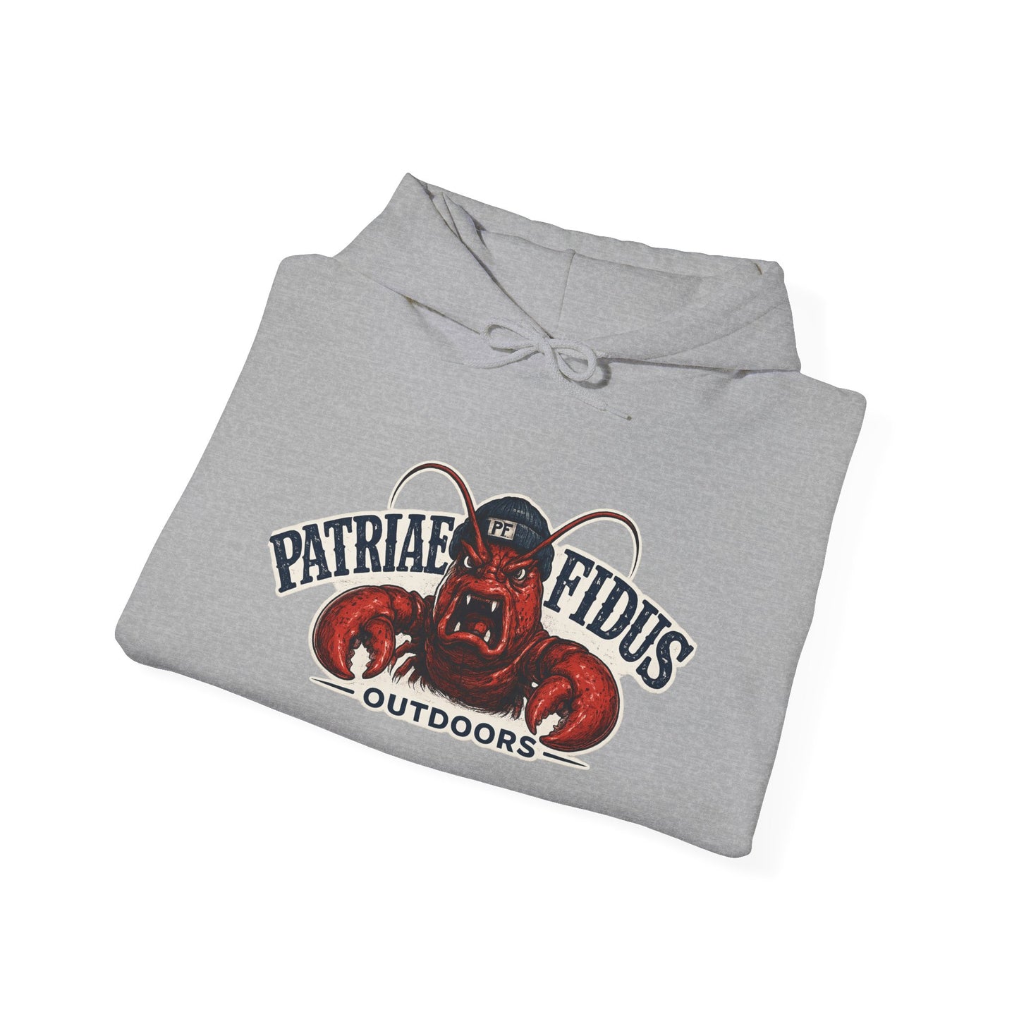 "Patriar Fidus" Don’t Tread on My Gulf - Gulf Of Maine Lobster/Boat Graphic Hoodie