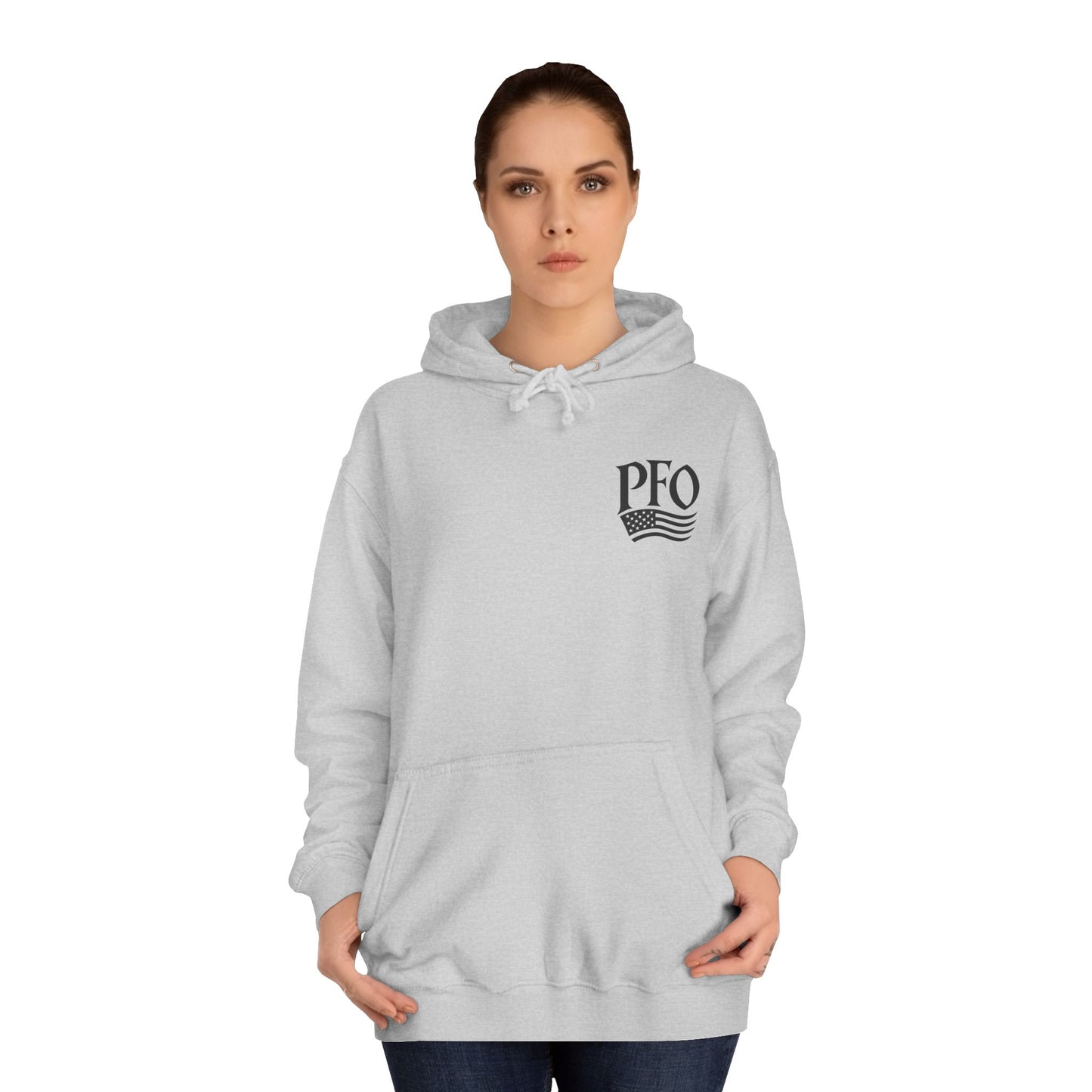 PFO College Hoodie – Vintage Campus Seal Pullover