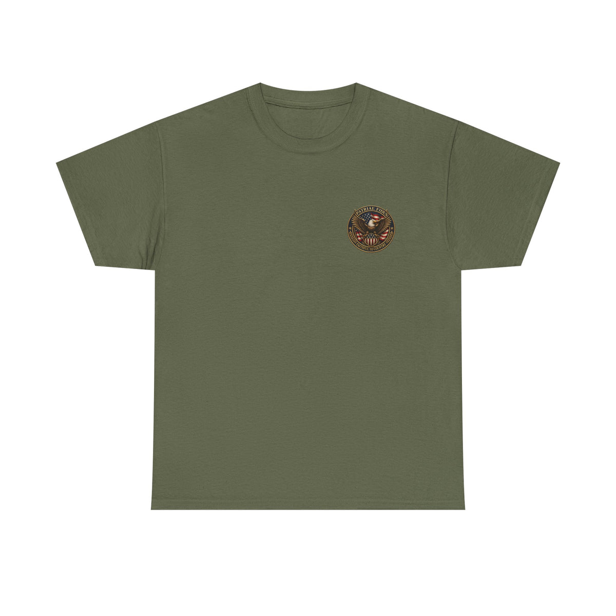 Veteran Patriot T‑Shirt — "I Follow Me, I Do Not Raise Fious" Military Flag Tee