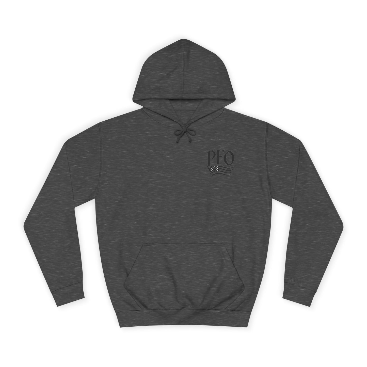 PFO College Hoodie – Vintage Campus Seal Pullover