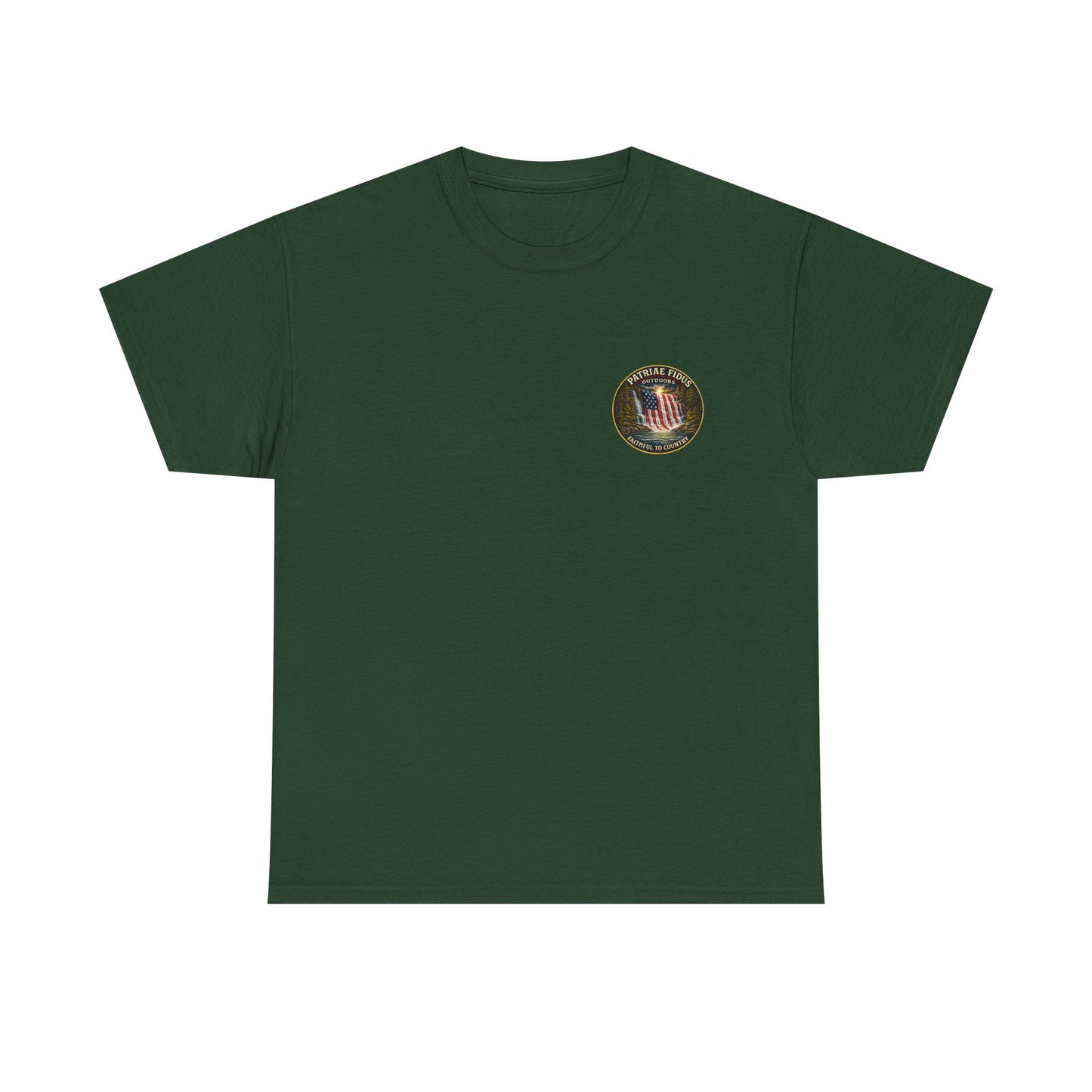 Homegrown Freedom Tee — Vintage Truck, American Flag & Campfire Graphic