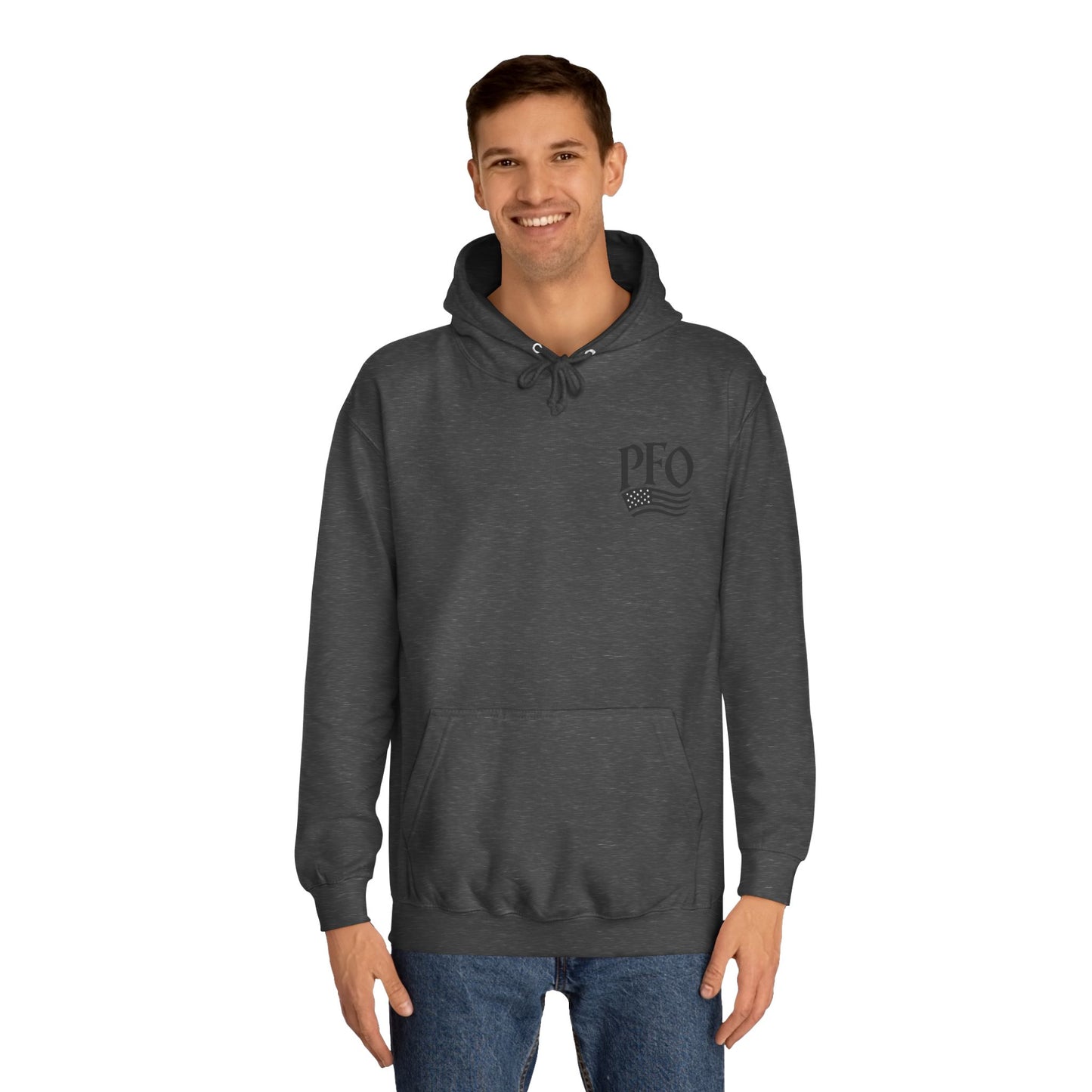 PFO College Hoodie – Vintage Campus Seal Pullover
