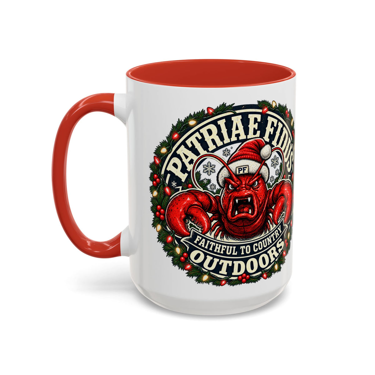 Coffee Mug - 'Patriae Fidus' Holiday Outdoors Kraken Design