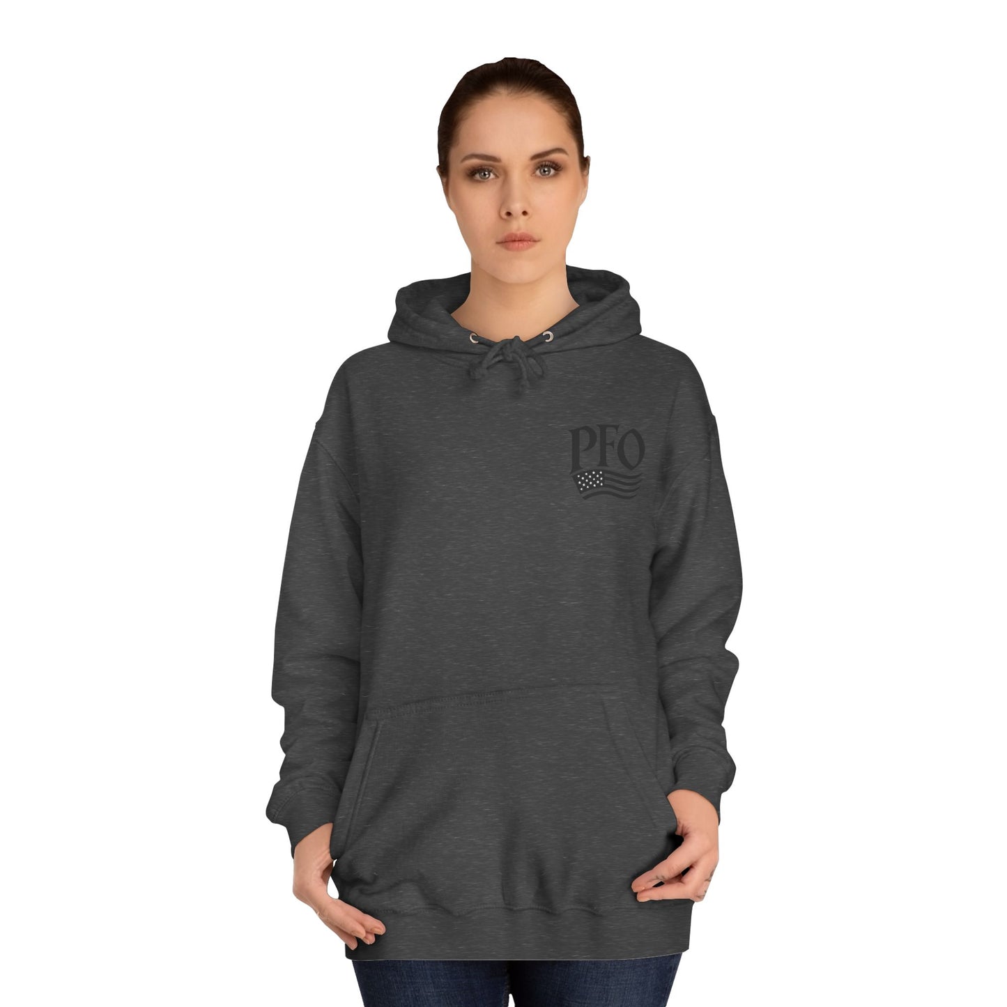 PFO College Hoodie – Vintage Campus Seal Pullover