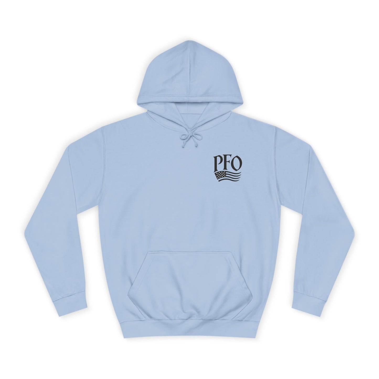 PFO College Hoodie – Vintage Campus Seal Pullover
