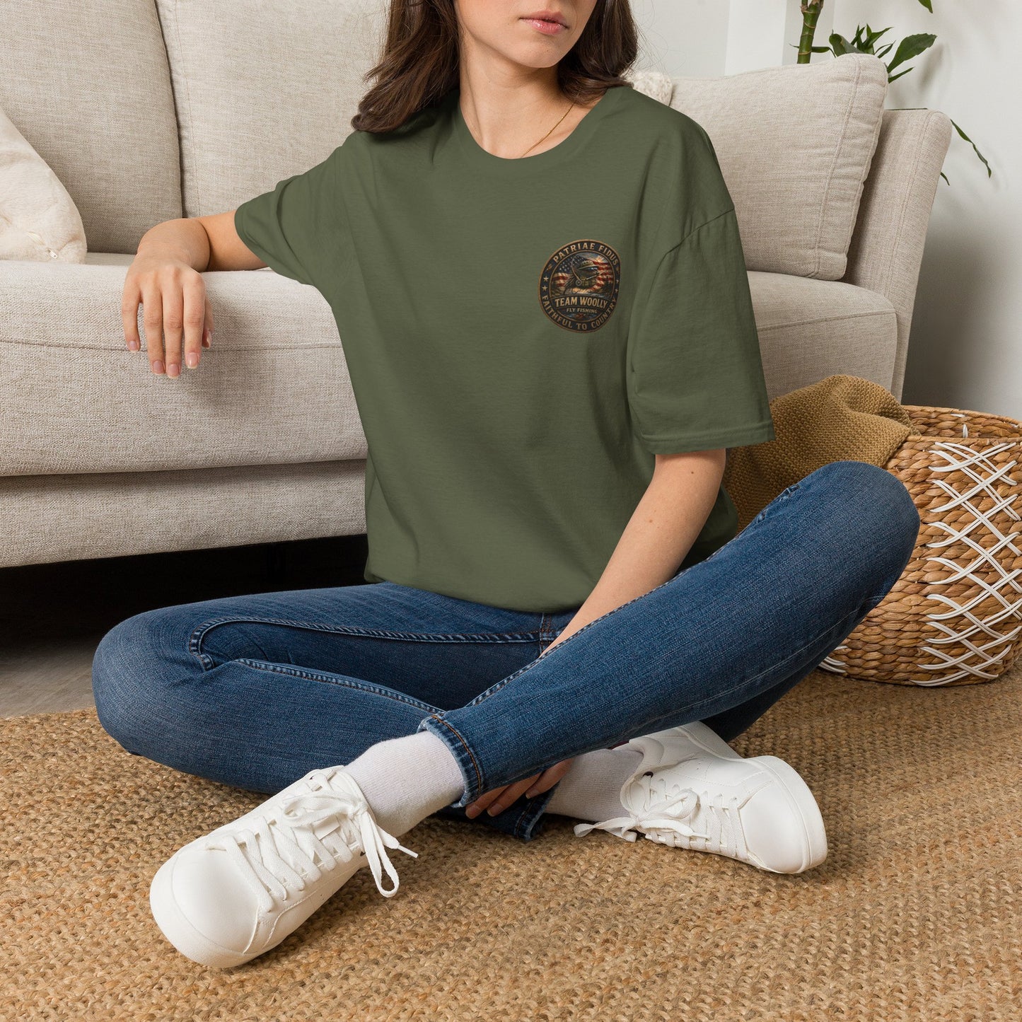 Team Woolly American Patriotic T-Shirt