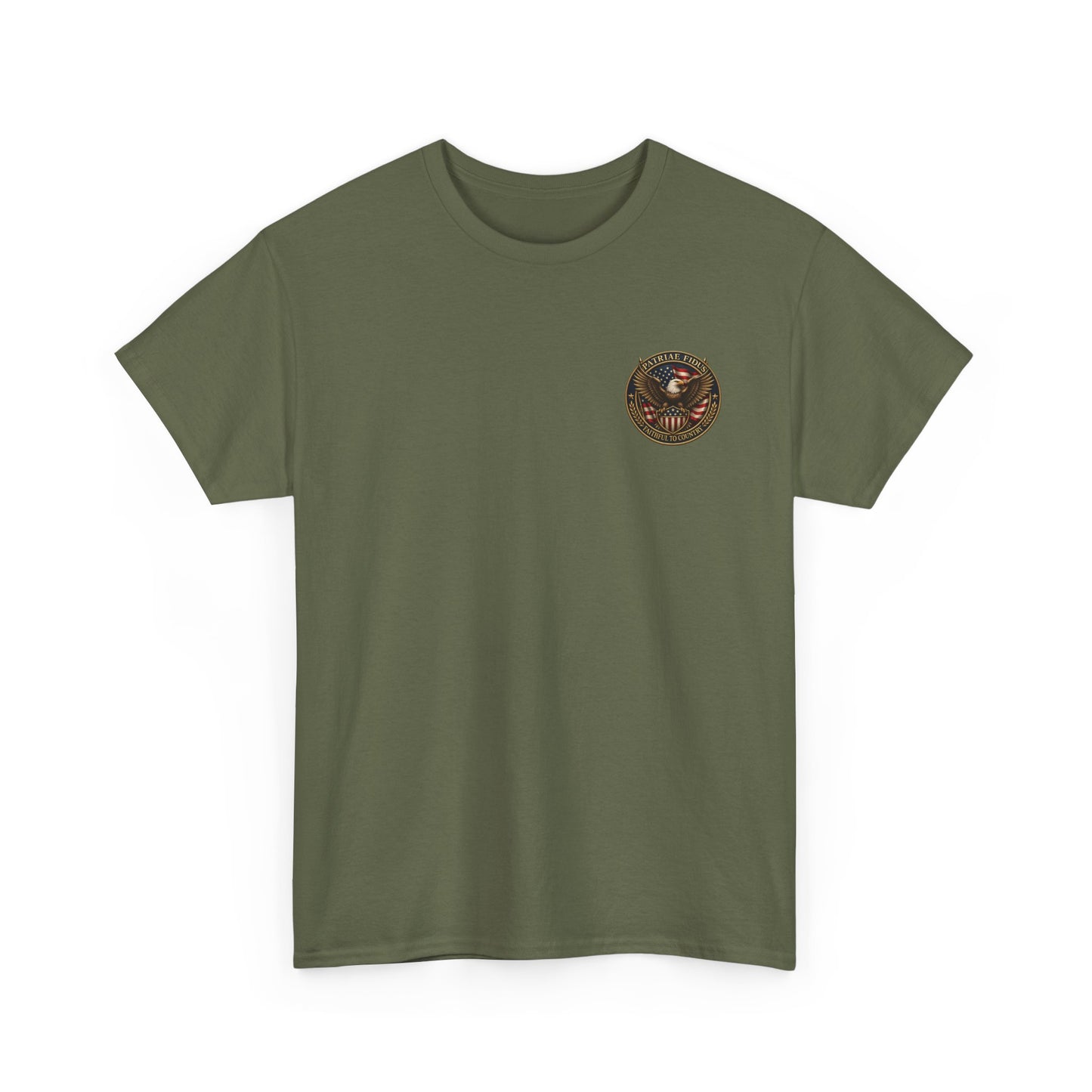 Skull & Rifles Tee — Patriotic American Skull T-Shirt