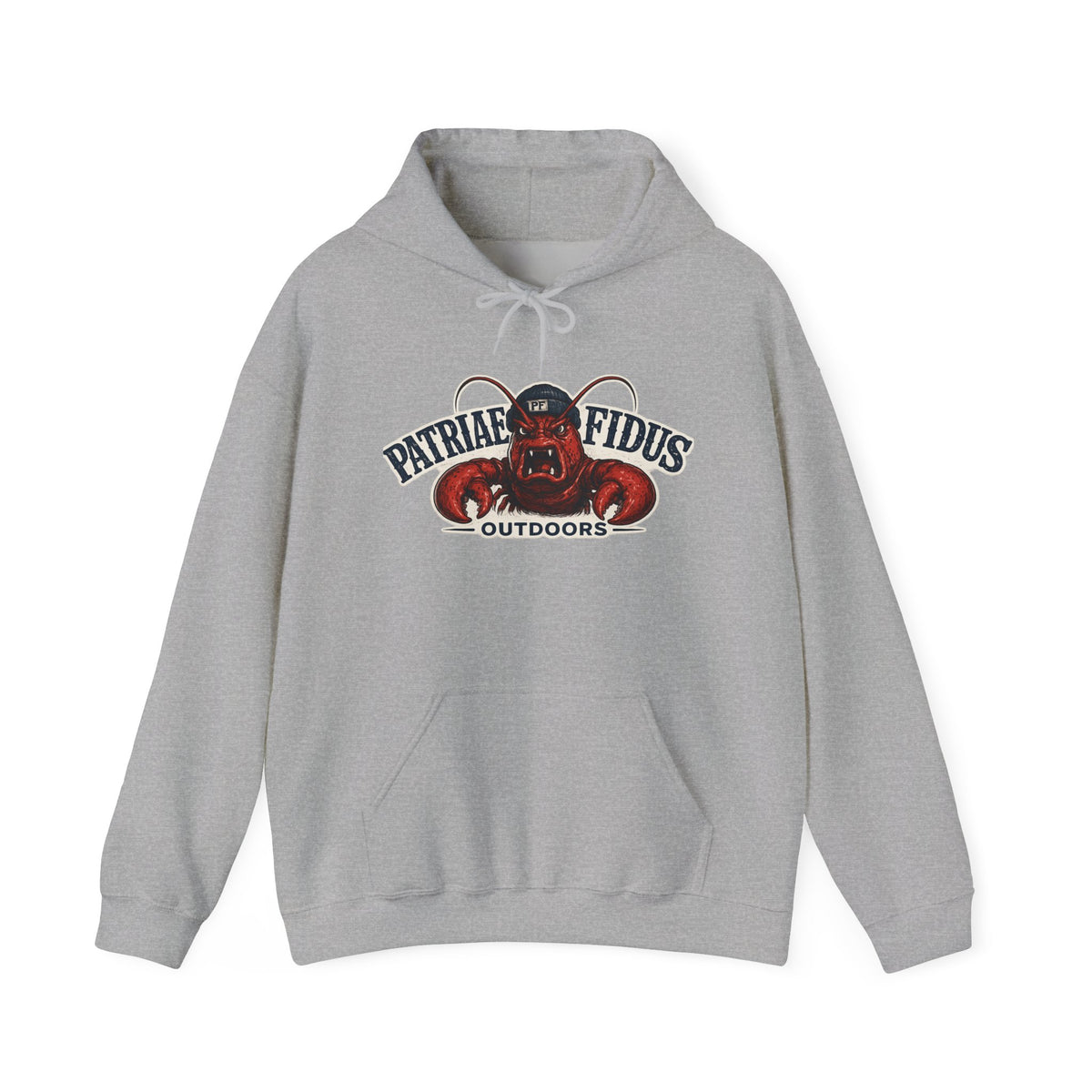 "Patriar Fidus" Don’t Tread on My Gulf - Gulf Of Maine Lobster/Boat Graphic Hoodie