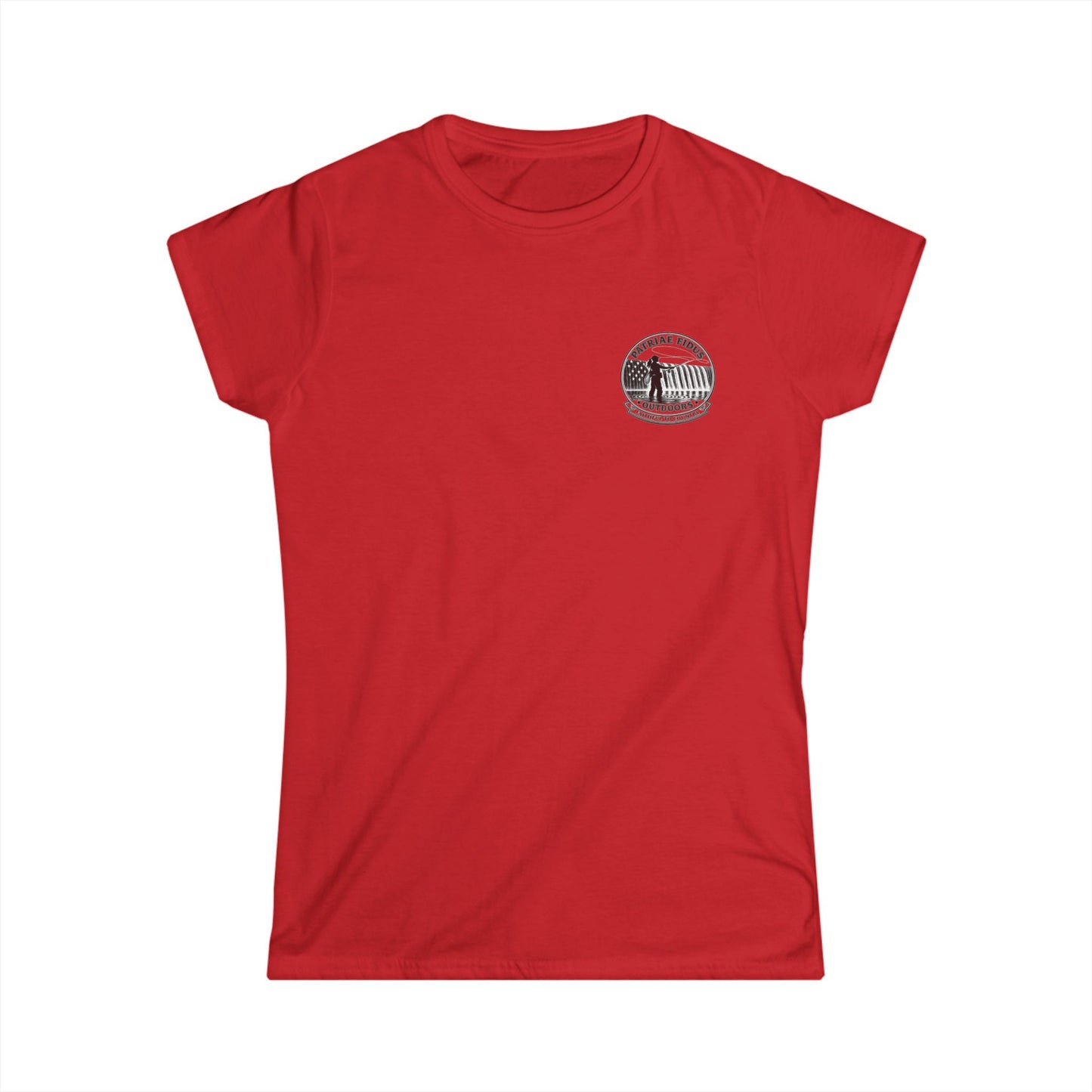 Women's Fly Fishing Tee — "Cast, Breathe, Repeat" Nature Graphic