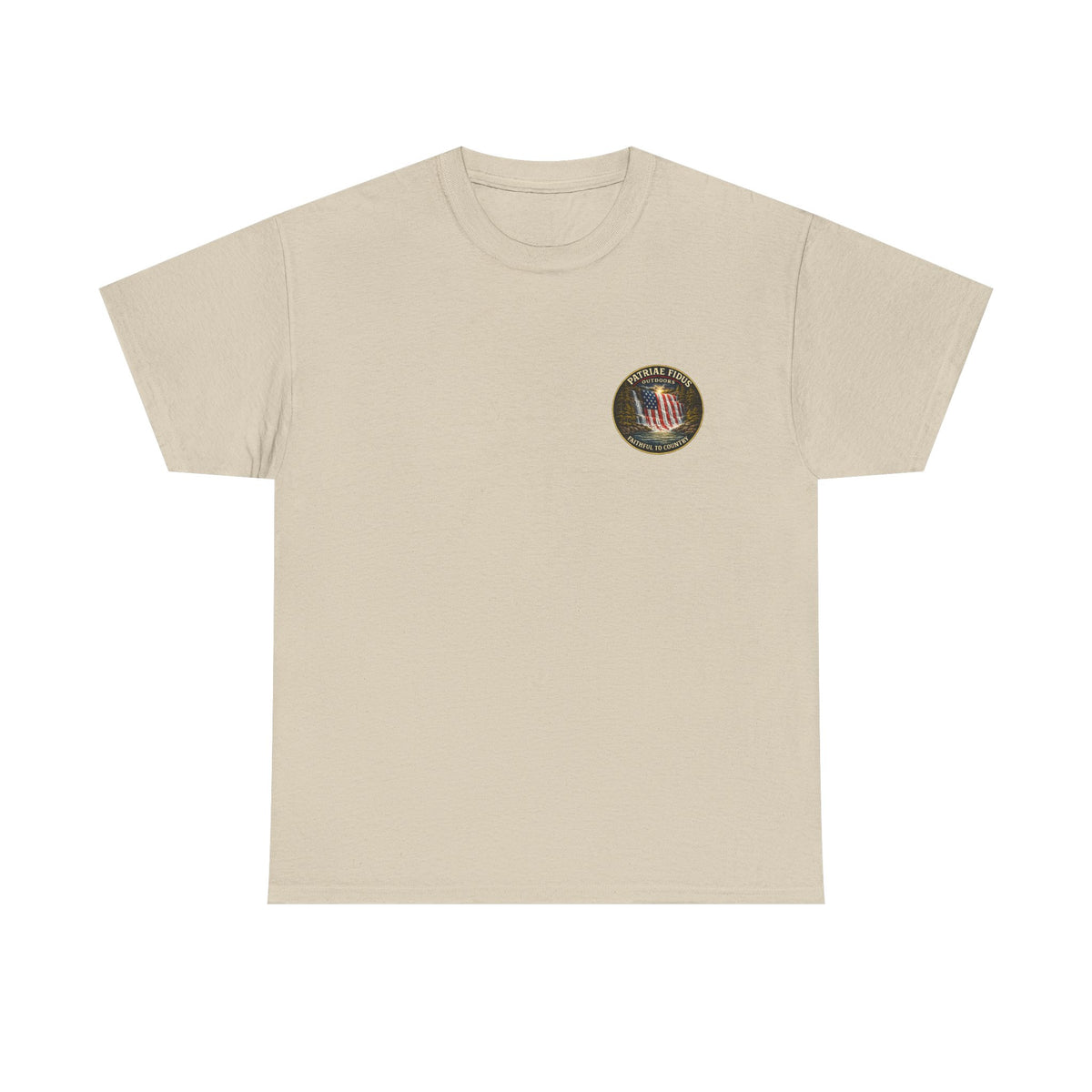 Homegrown Freedom Tee — Vintage Truck, American Flag & Campfire Graphic