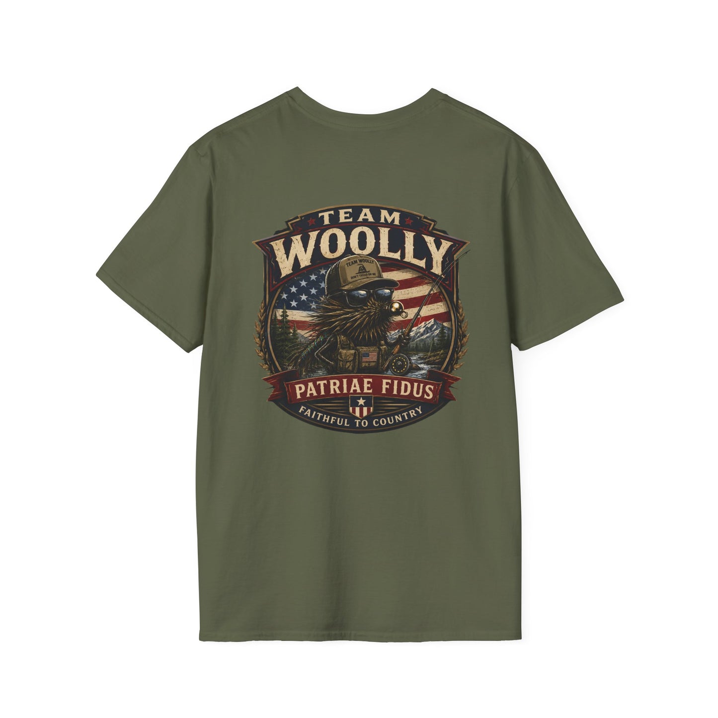 Team Woolly American Patriotic T-Shirt