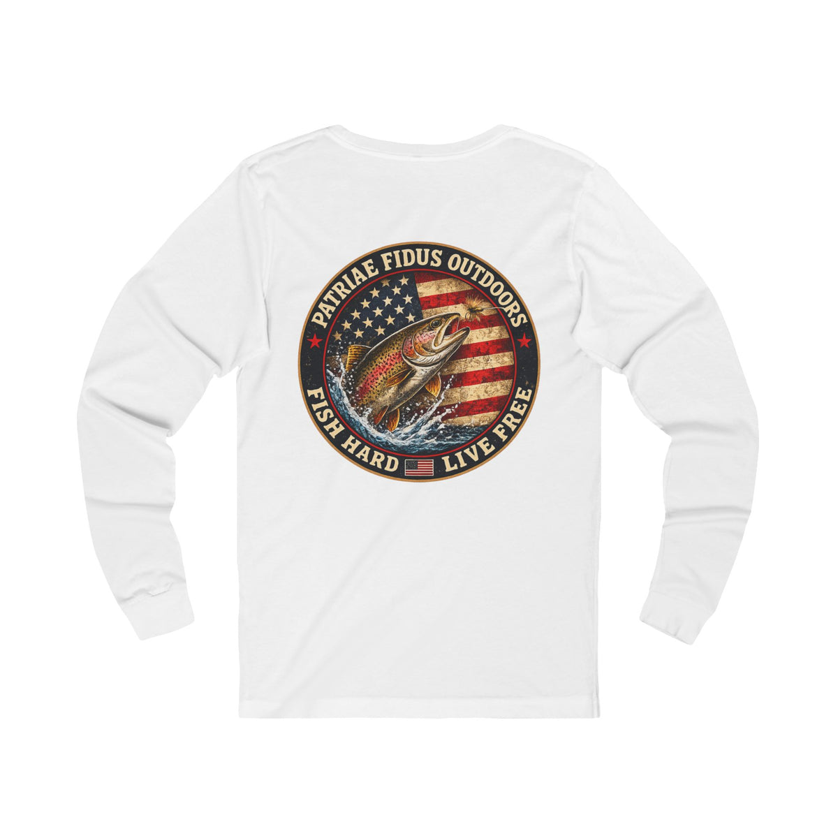 Patriots & Outdoors Fishing Long Sleeve Tee