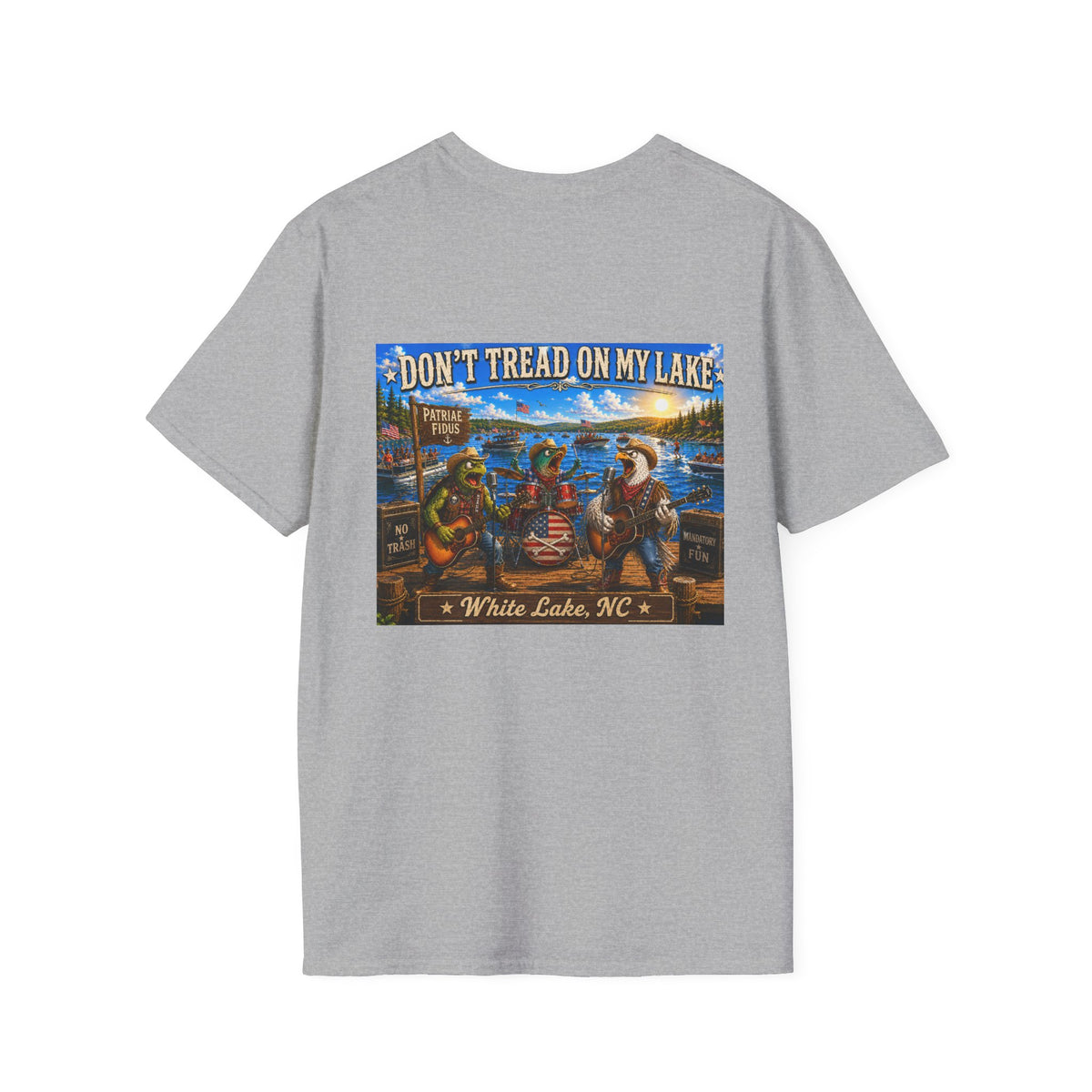 Don't Tread on My Lake - White Lake, NC T-Shirt