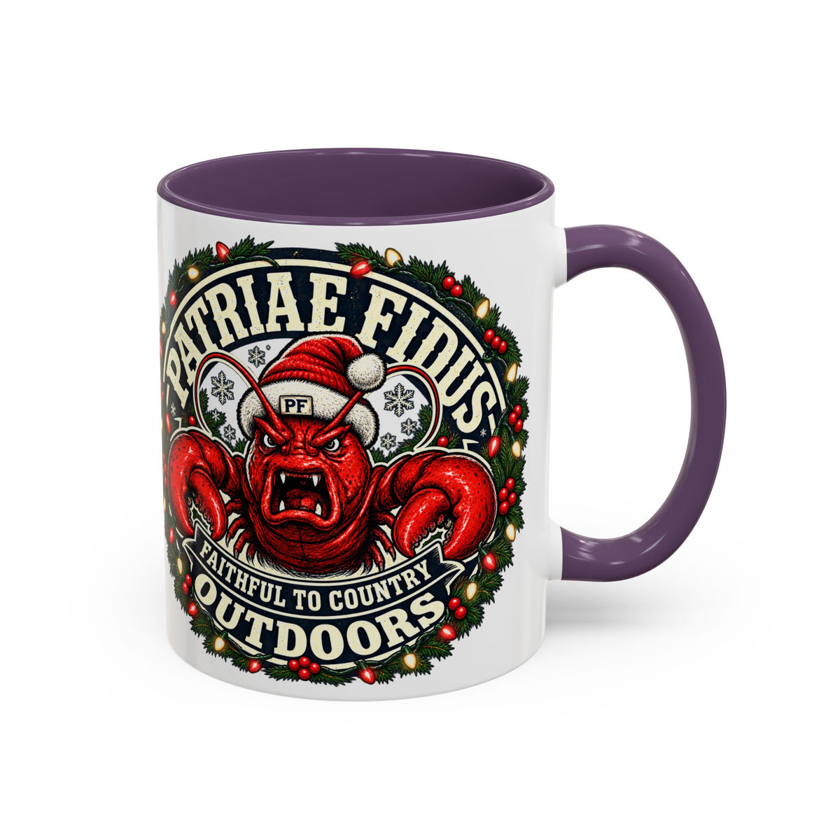Coffee Mug - 'Patriae Fidus' Holiday Outdoors Kraken Design