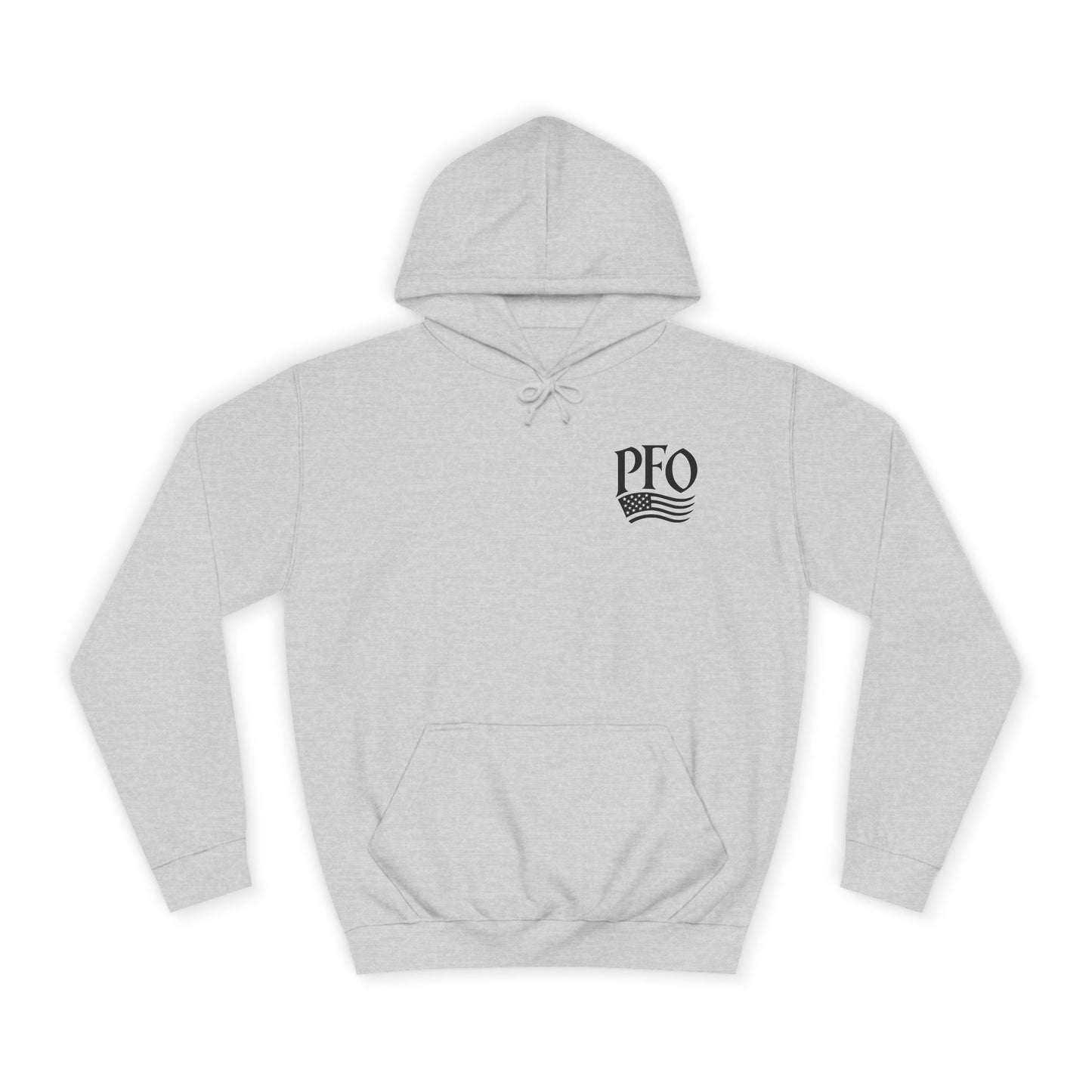 PFO College Hoodie – Vintage Campus Seal Pullover