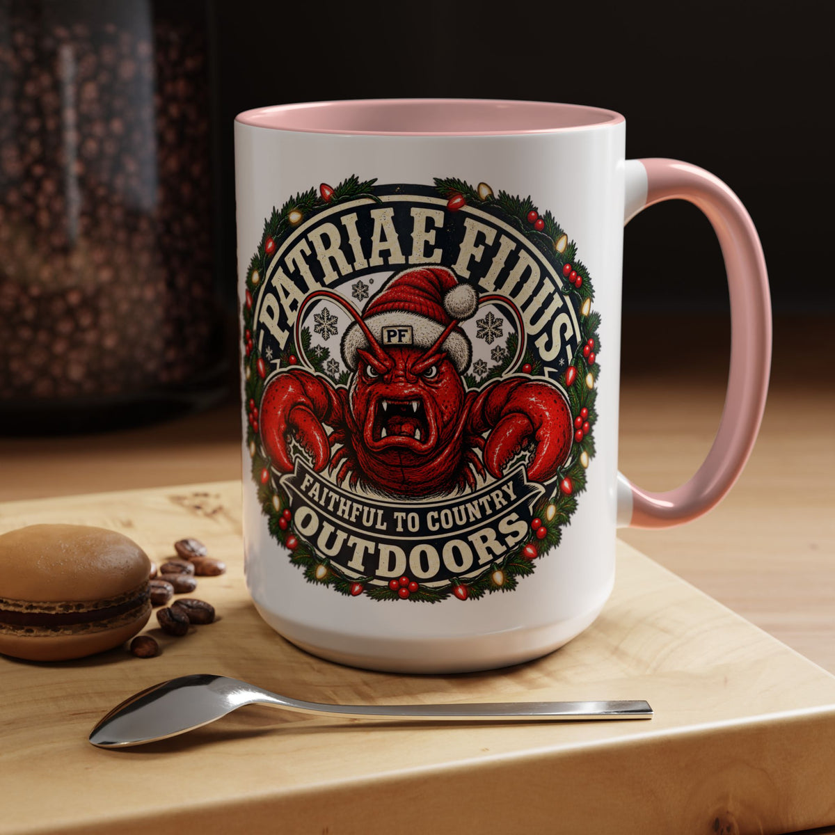 Coffee Mug - 'Patriae Fidus' Holiday Outdoors Kraken Design