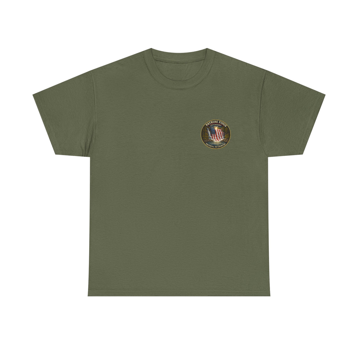 Homegrown Freedom Tee — Vintage Truck, American Flag & Campfire Graphic