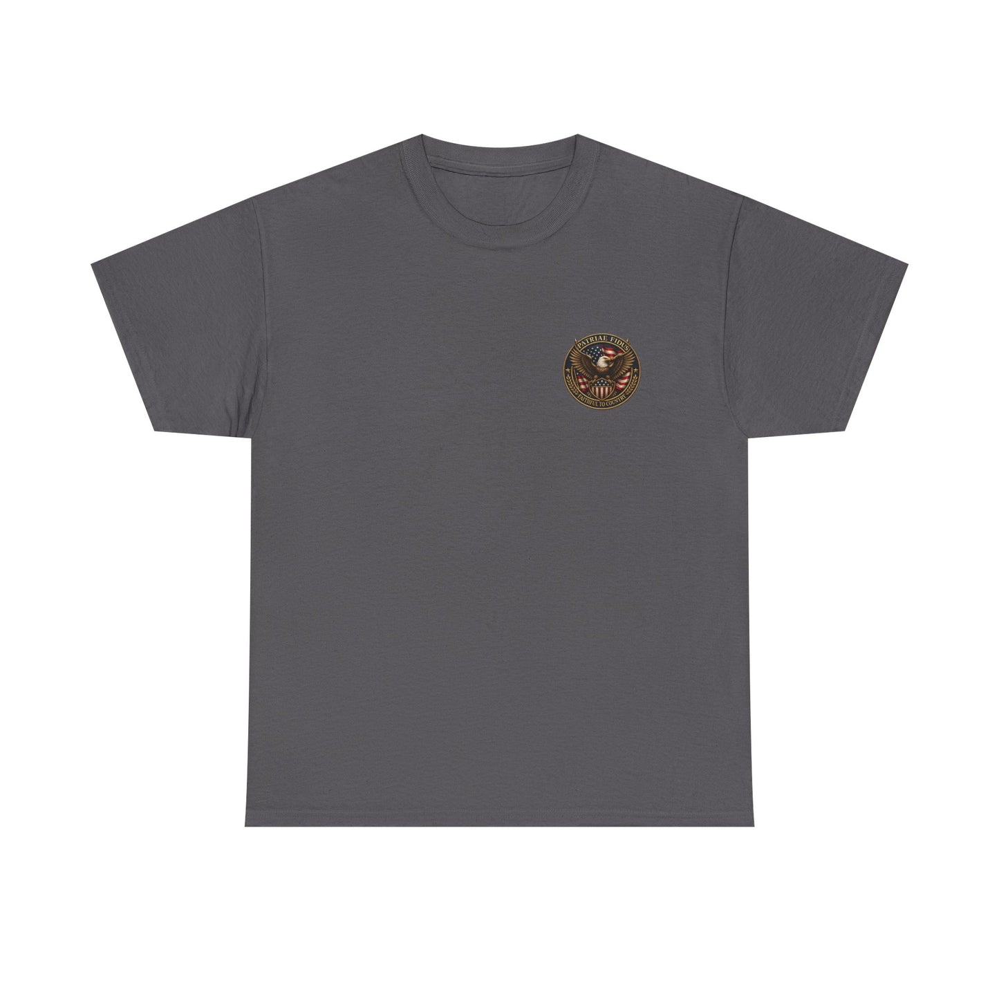 Veteran Patriot T‑Shirt — "I Follow Me, I Do Not Raise Fious" Military Flag Tee