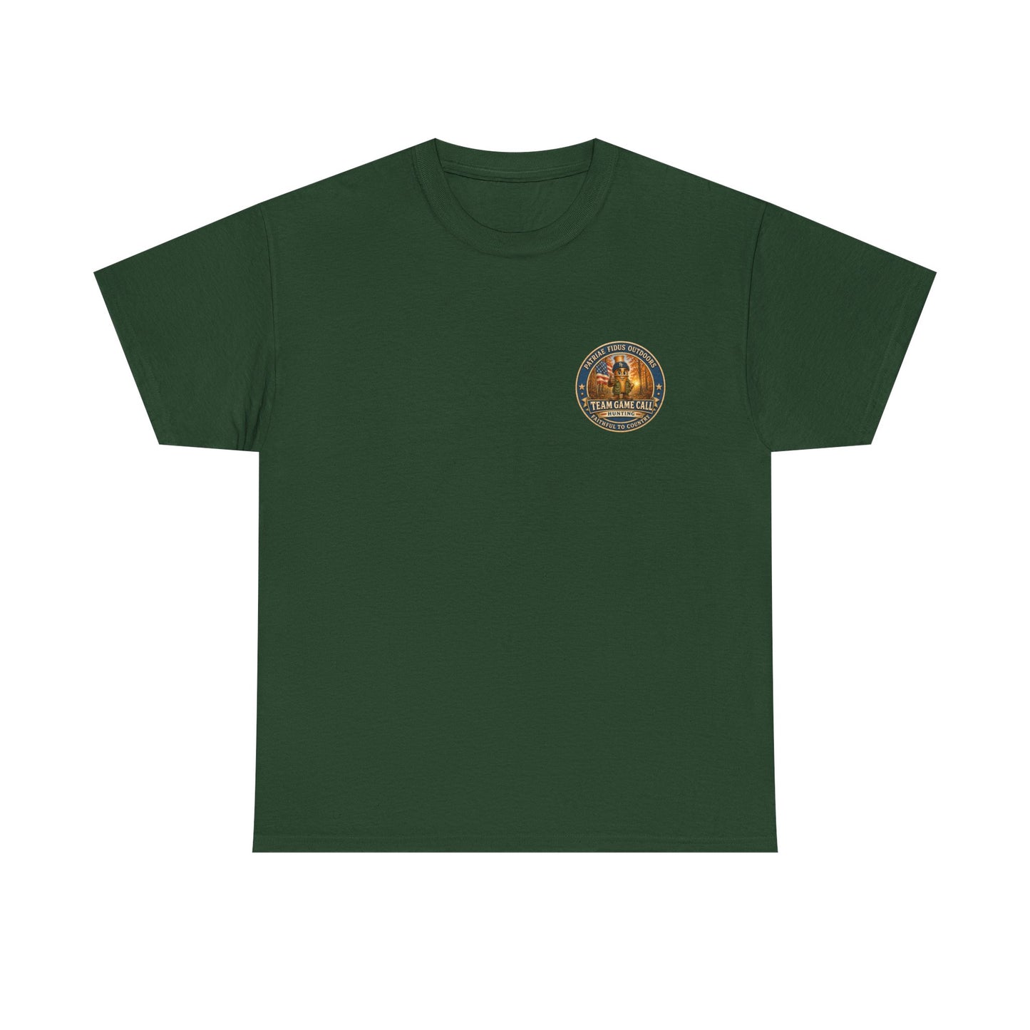 Hunting Dogs T-Shirt — Patriæ Fidus Outdoor "Hunt Hard Live Free" Graphic Tee