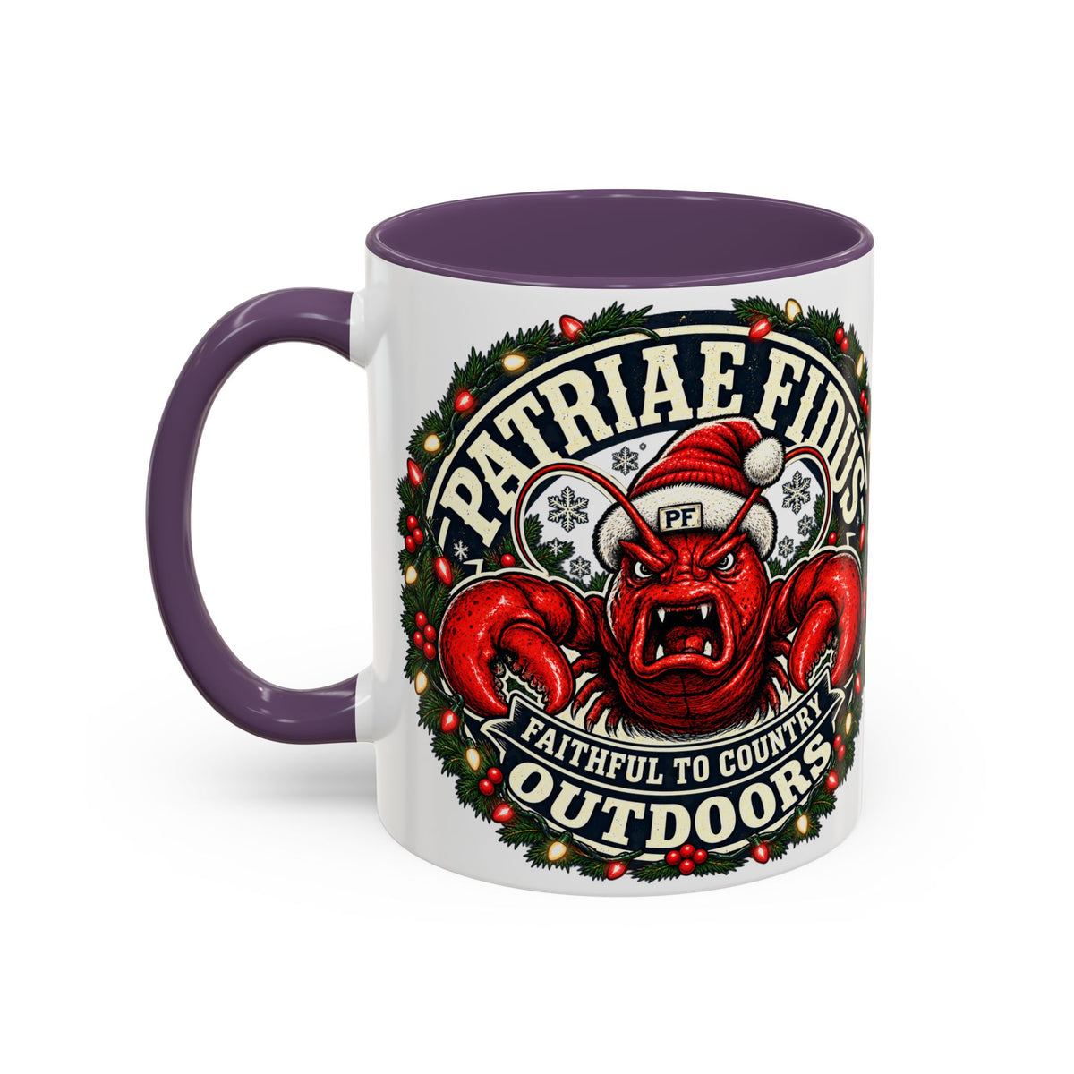 Coffee Mug - 'Patriae Fidus' Holiday Outdoors Kraken Design