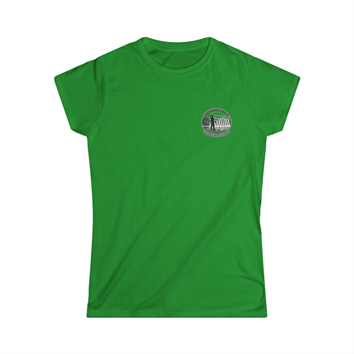 Women's Fly Fishing Tee — "Cast, Breathe, Repeat" Nature Graphic
