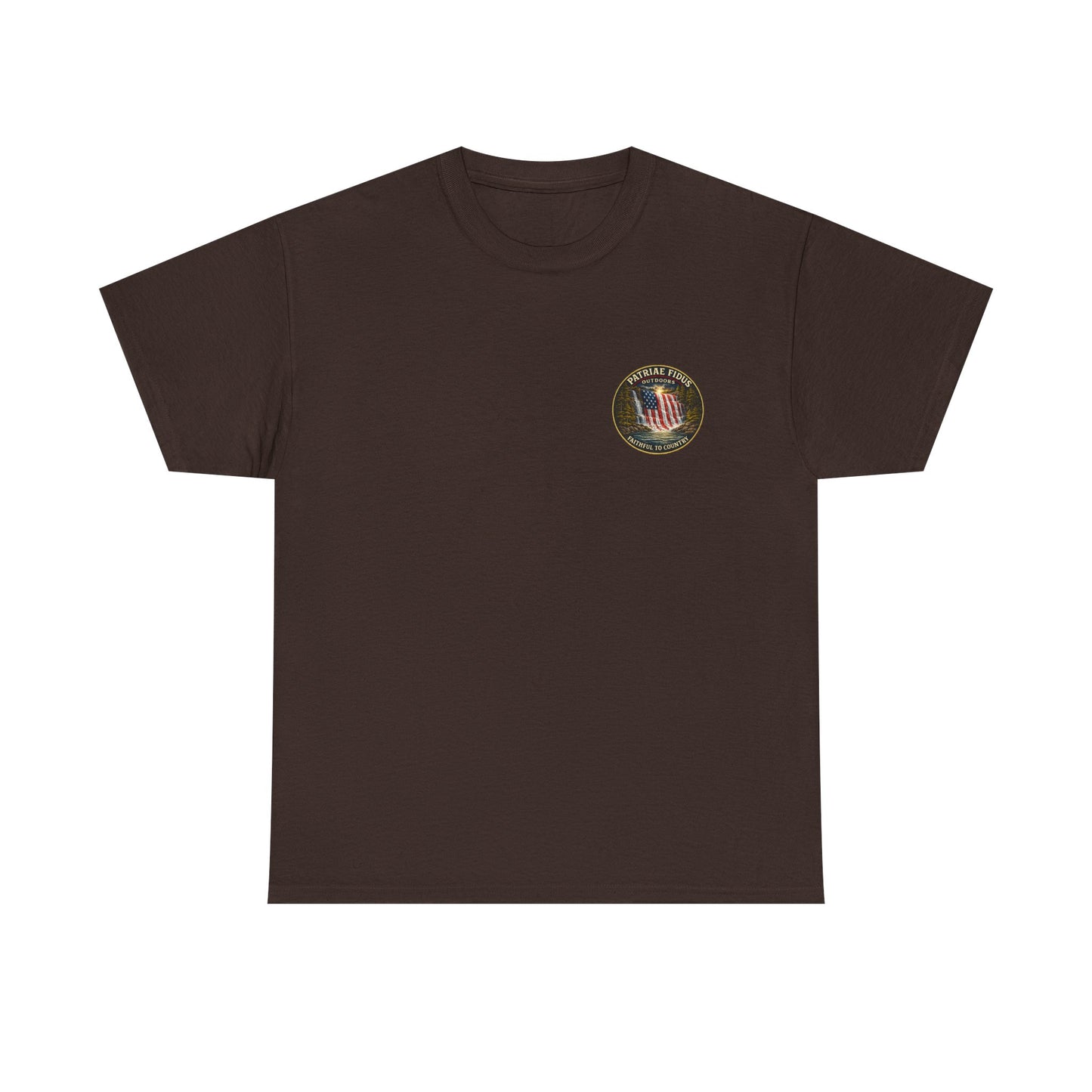 Homegrown Freedom Tee — Vintage Truck, American Flag & Campfire Graphic