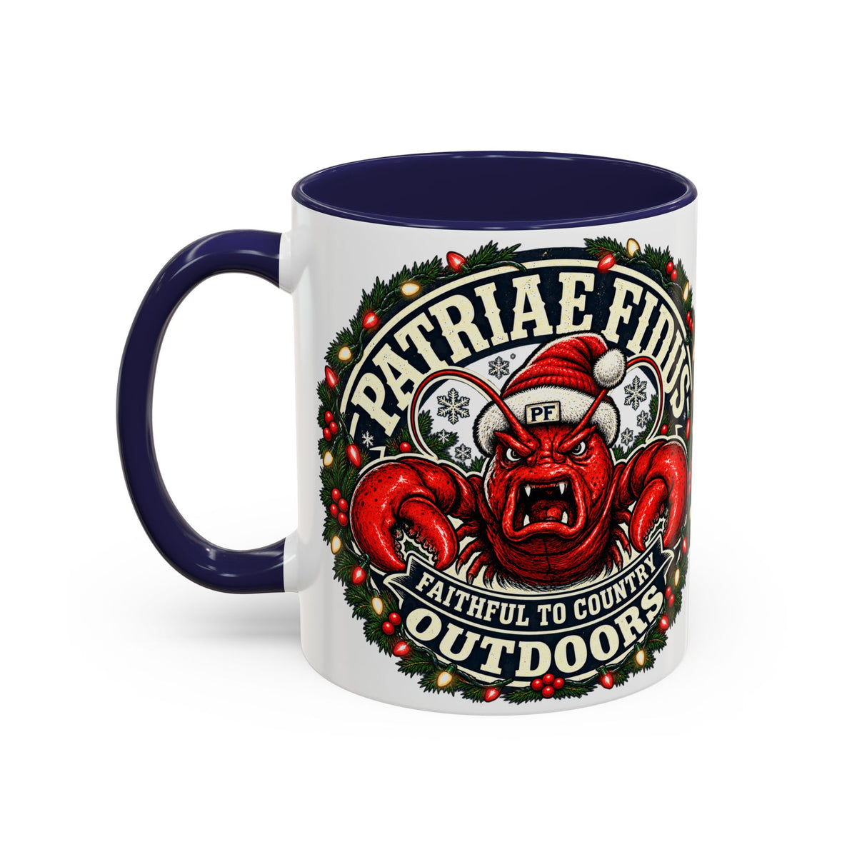 Coffee Mug - 'Patriae Fidus' Holiday Outdoors Kraken Design