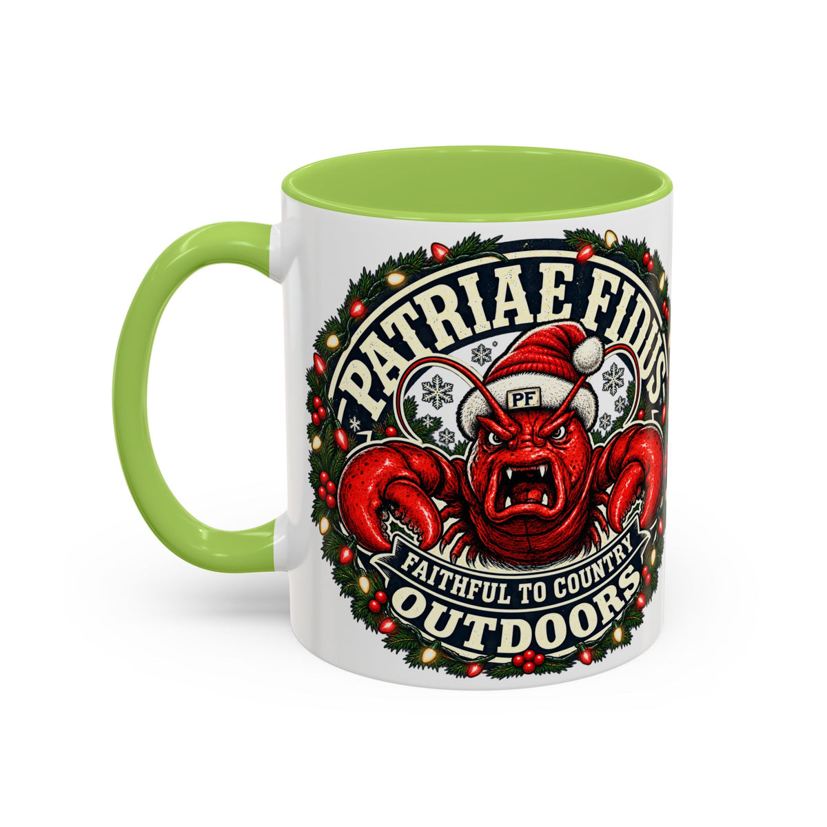Coffee Mug - 'Patriae Fidus' Holiday Outdoors Kraken Design