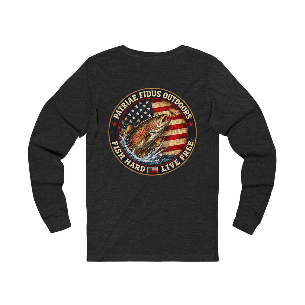 Patriots & Outdoors Fishing Long Sleeve Tee