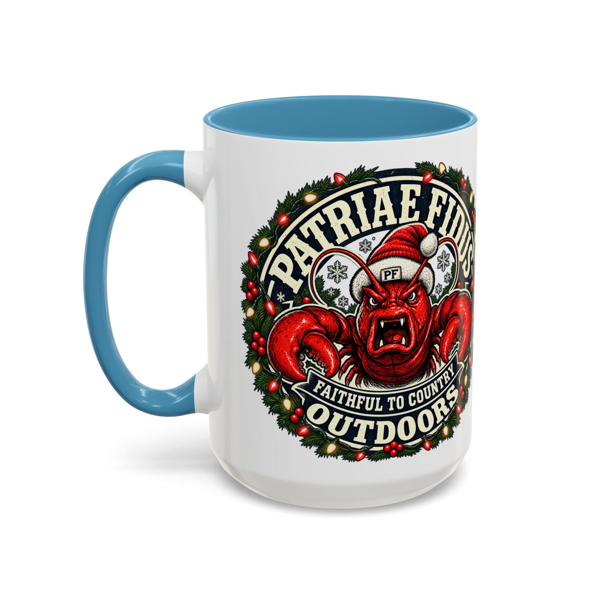 Coffee Mug - 'Patriae Fidus' Holiday Outdoors Kraken Design