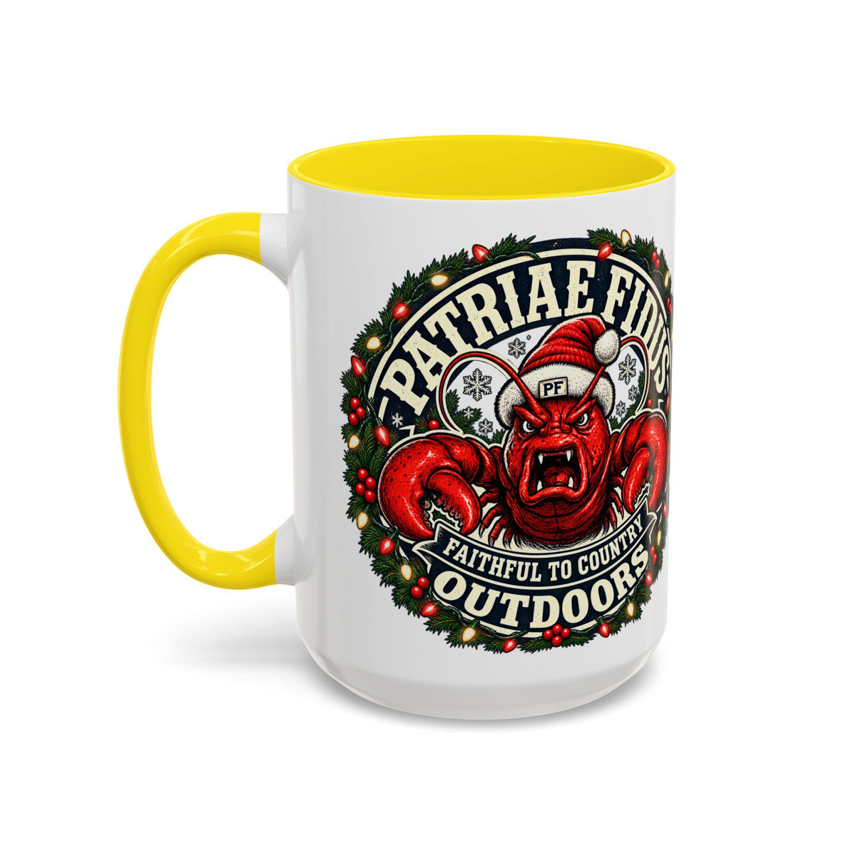 Coffee Mug - 'Patriae Fidus' Holiday Outdoors Kraken Design