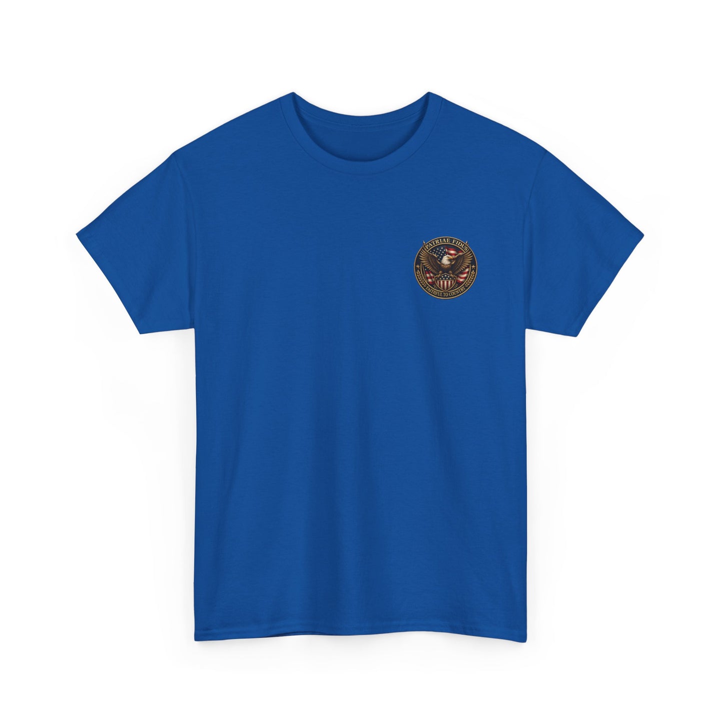Minuteman 1776 "Follow Me, Patriæ Fidus" Military Tribute T-Shirt