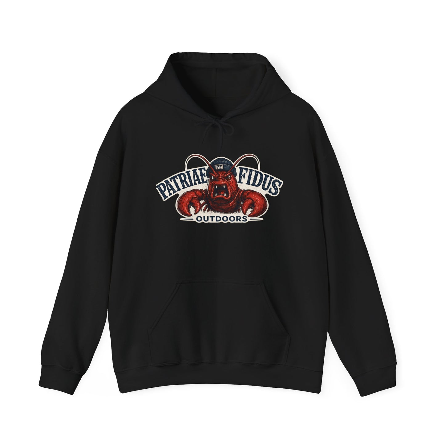 "Patriar Fidus" Don’t Tread on My Gulf - Gulf Of Maine Lobster/Boat Graphic Hoodie