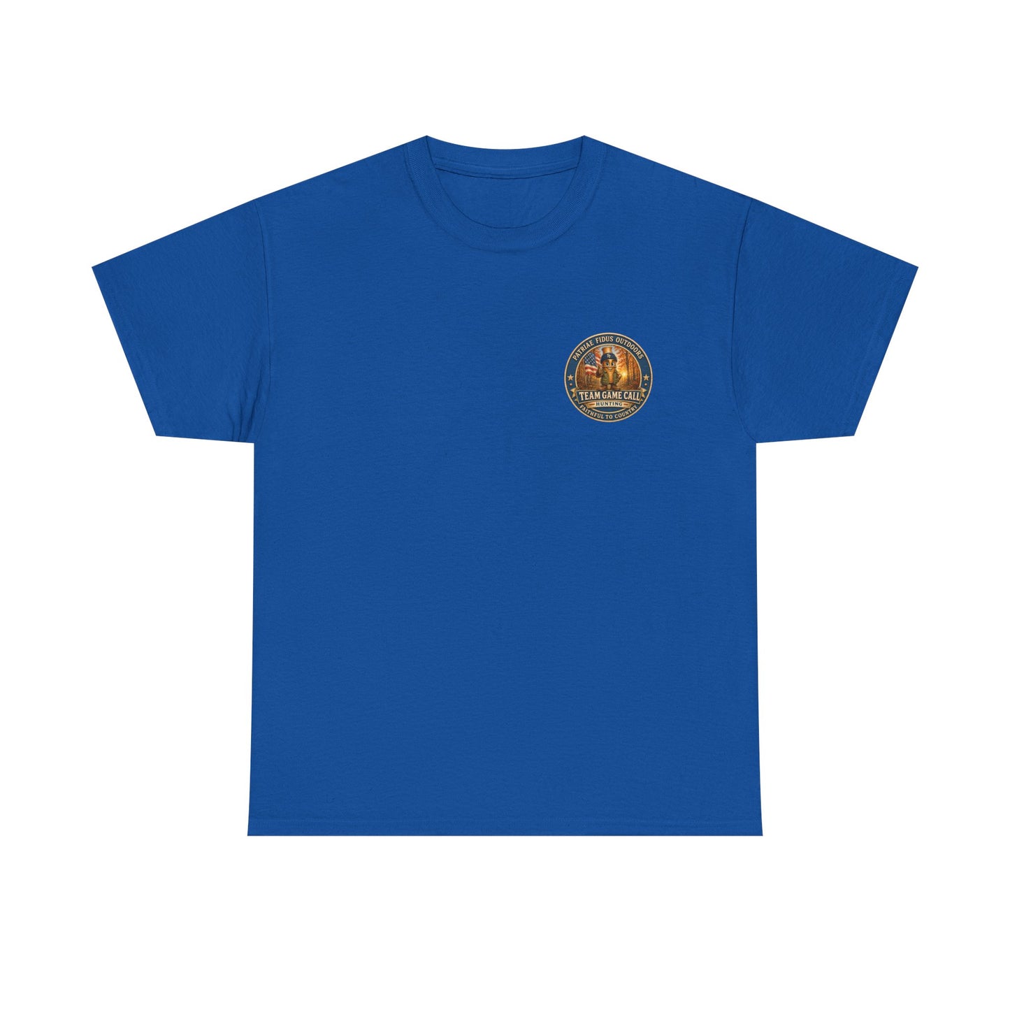 Patriae Fidus Outdoor Bear T-Shirt – American Flag Hunting Graphic Tee