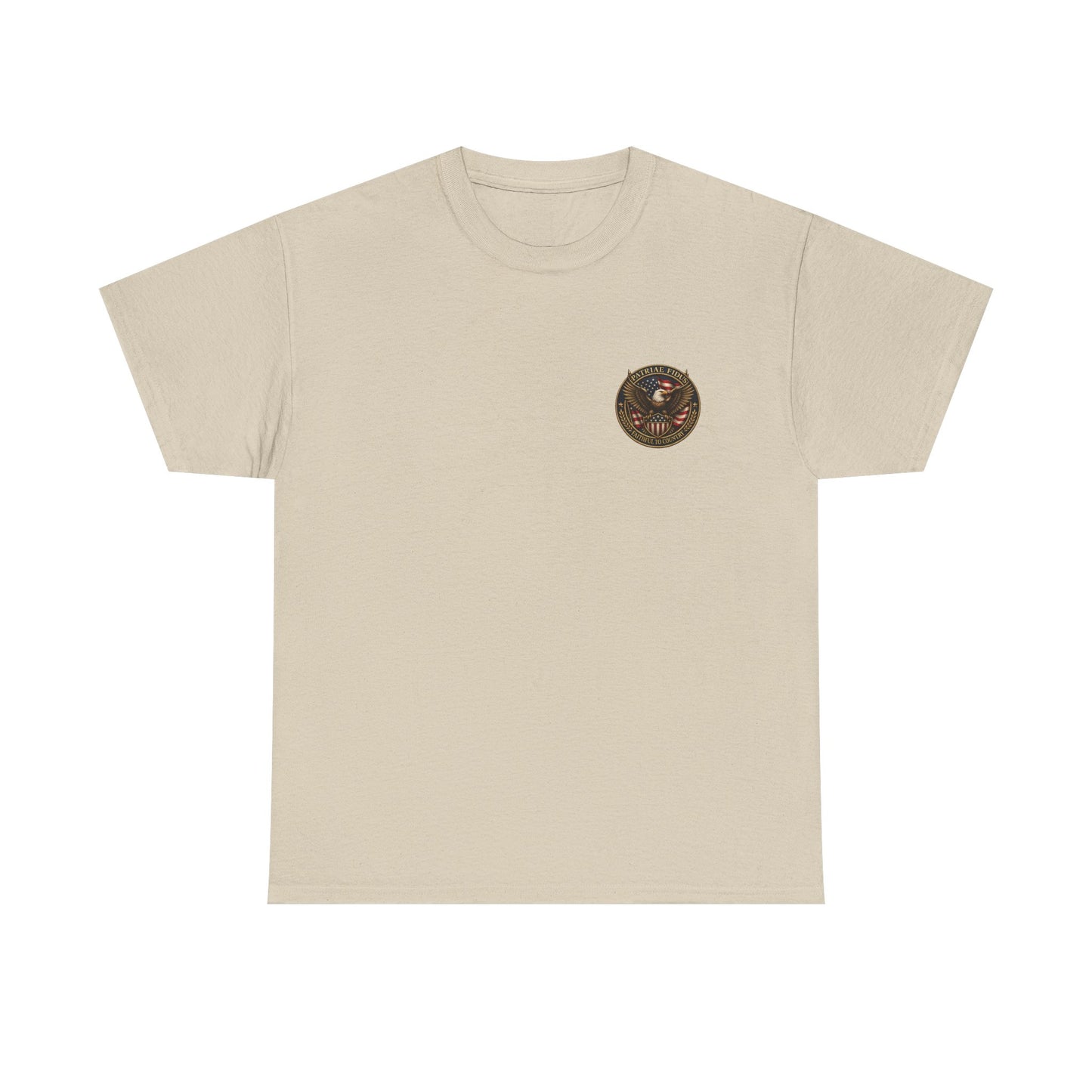 Veteran Patriot T‑Shirt — "I Follow Me, I Do Not Raise Fious" Military Flag Tee