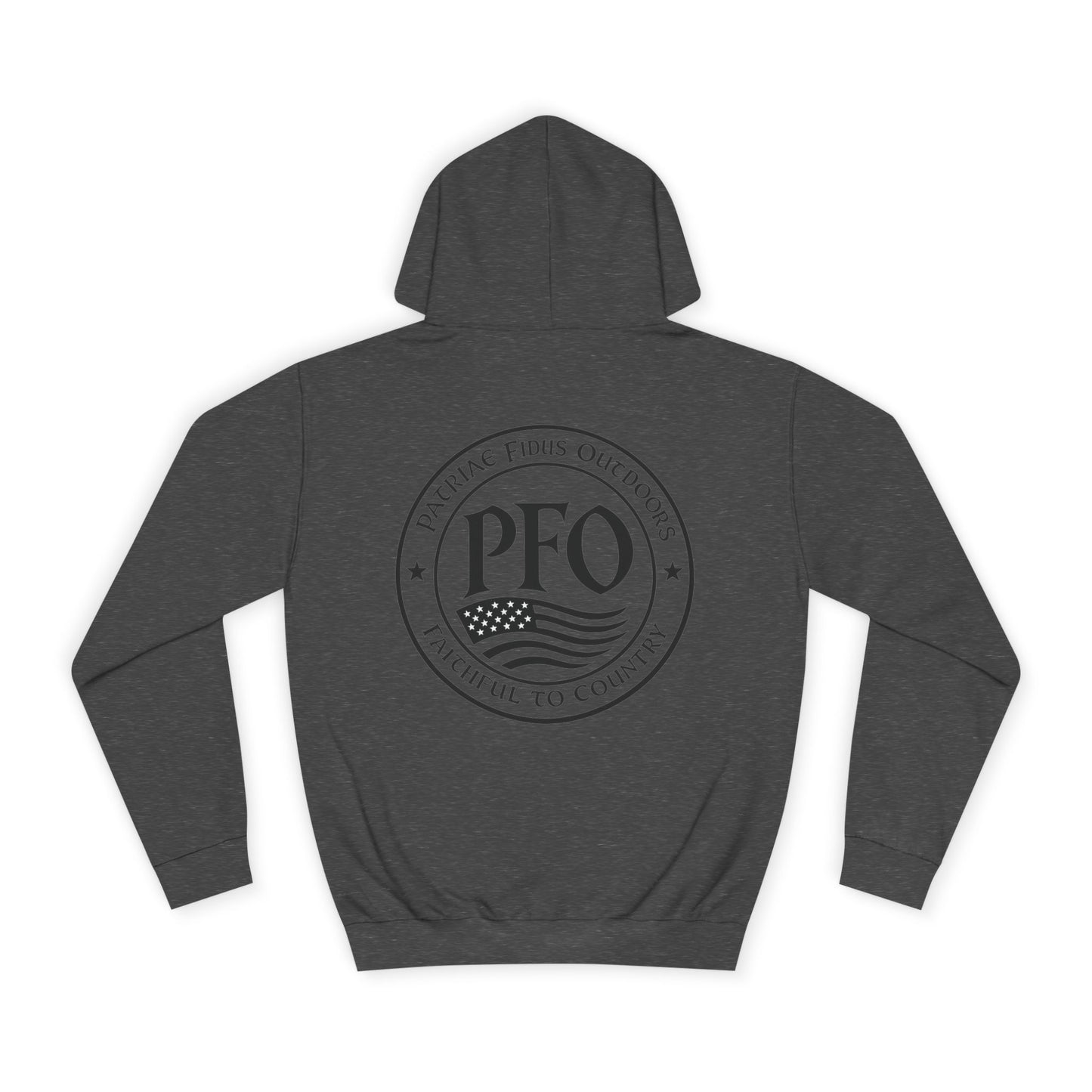 PFO College Hoodie – Vintage Campus Seal Pullover