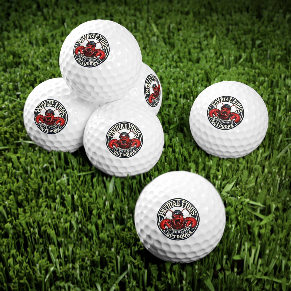 Golf Balls, 6pcs