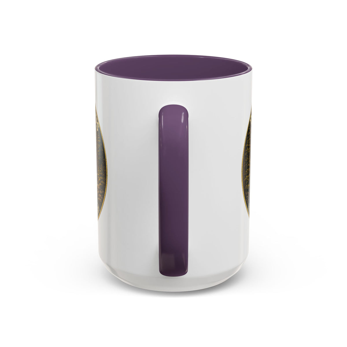 Patriae Fidus Flag Waterfall Accent Coffee Mug (11/15oz) — Faithful to Country