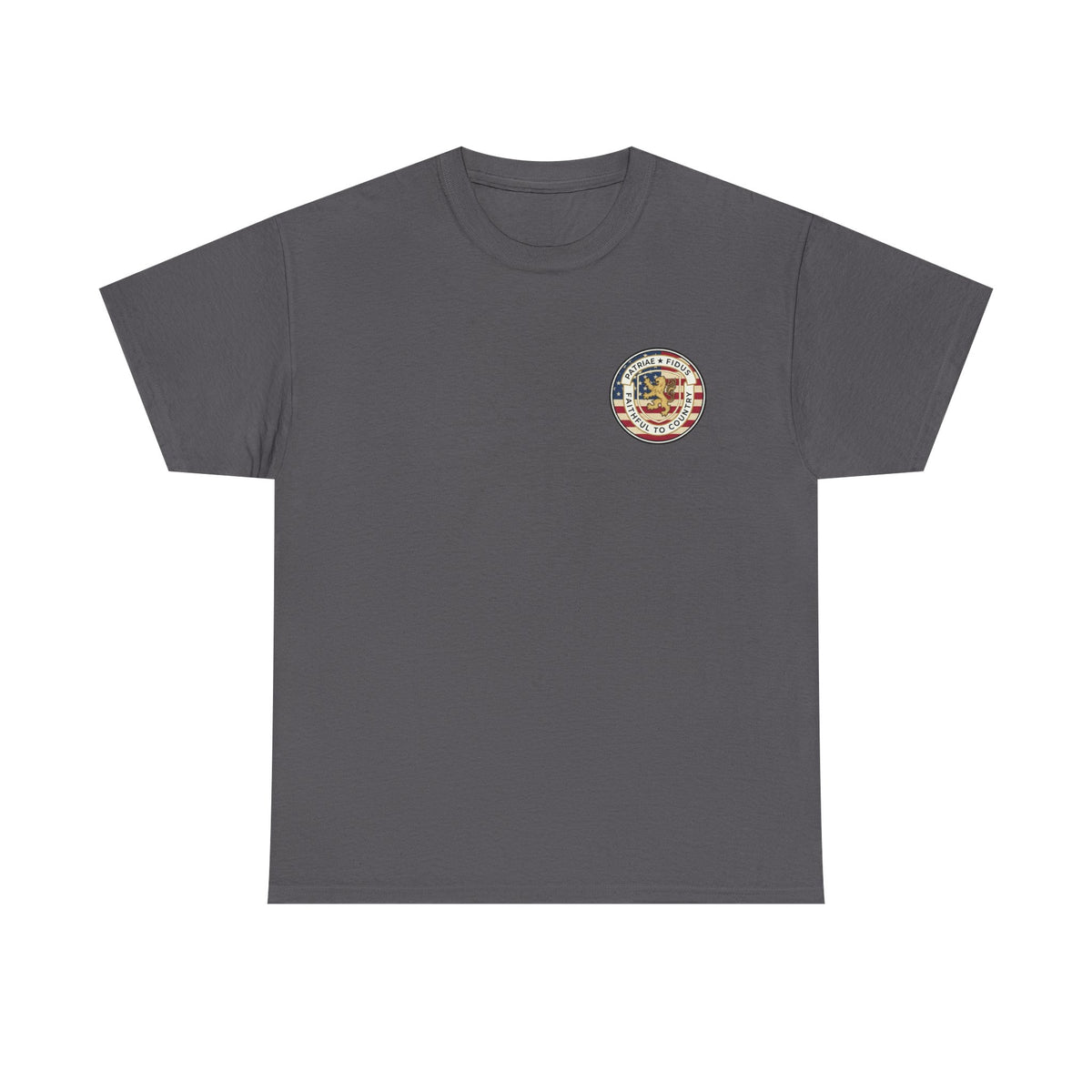 Patriotic "Patriae Fidis" American Flag - Eagle Graphic  T‑Shirt