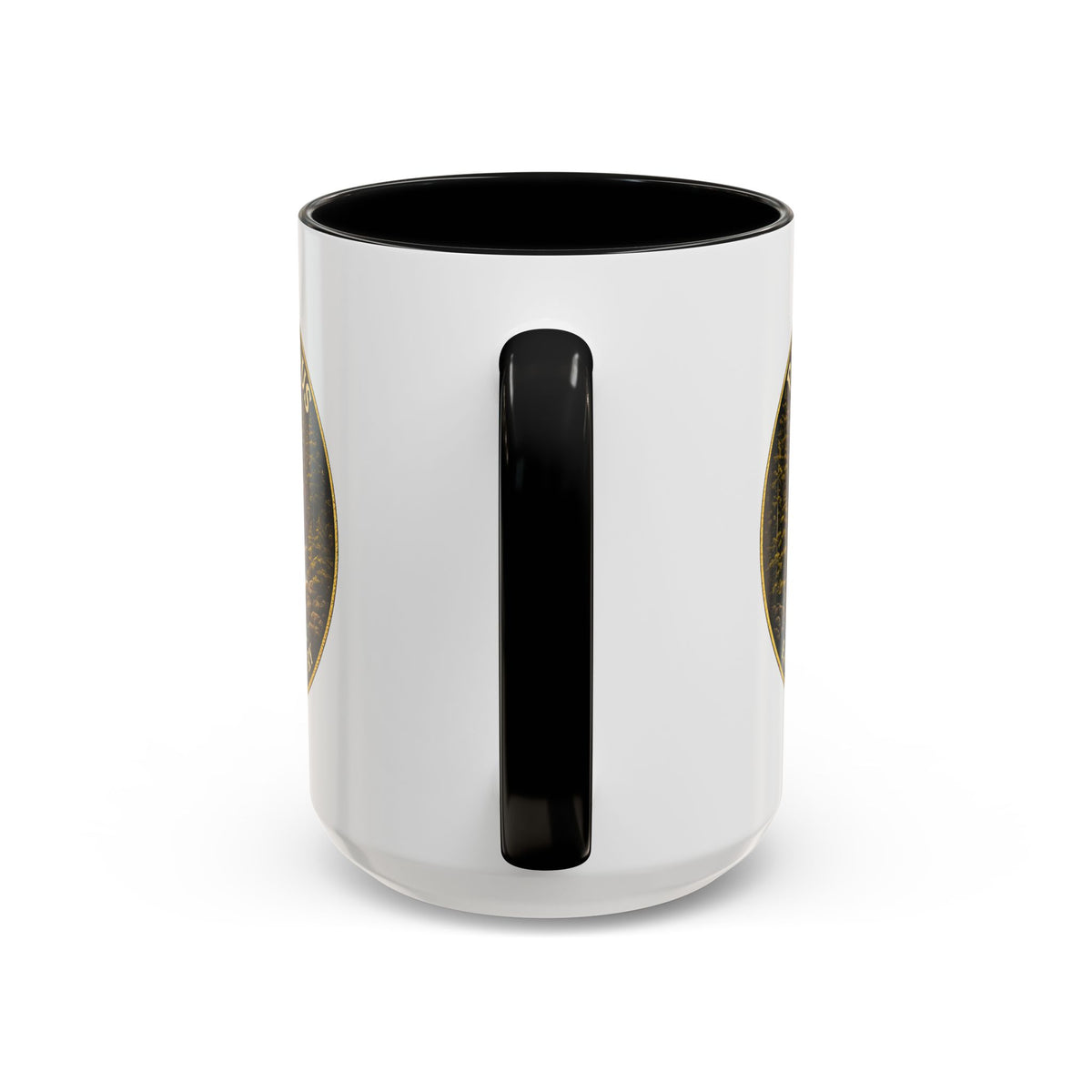 Patriae Fidus Flag Waterfall Accent Coffee Mug (11/15oz) — Faithful to Country