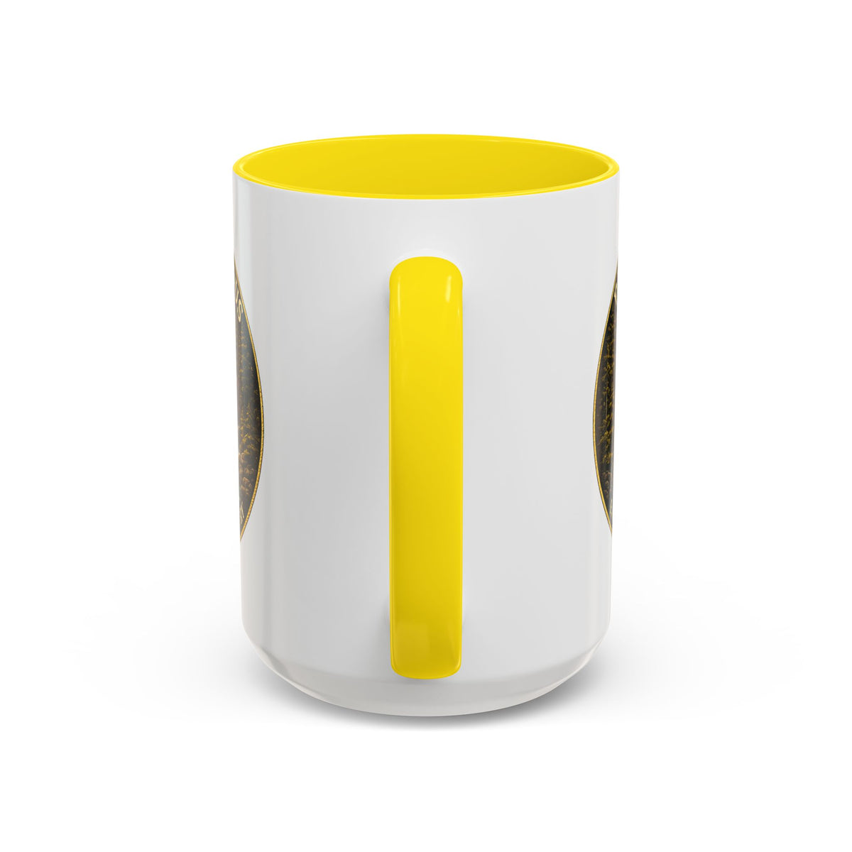 Patriae Fidus Flag Waterfall Accent Coffee Mug (11/15oz) — Faithful to Country