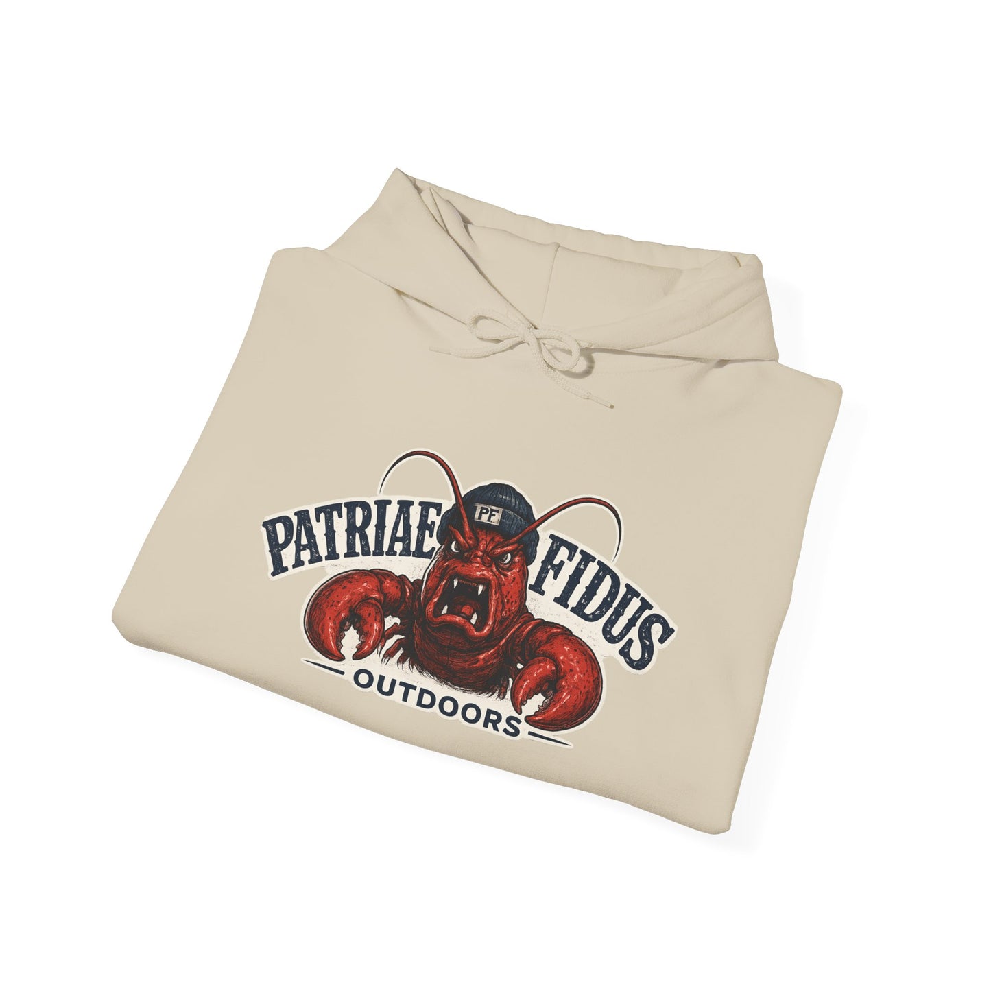 "Patriar Fidus" Don’t Tread on My Gulf - Gulf Of Maine Lobster/Boat Graphic Hoodie