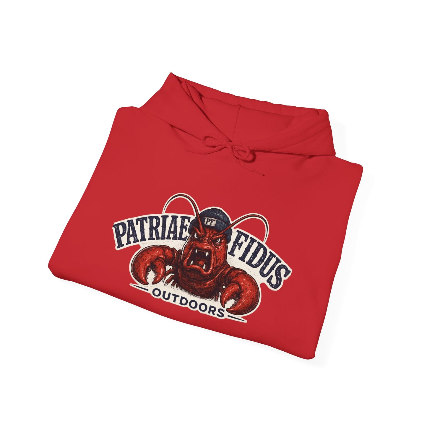 "Patriar Fidus" Don’t Tread on My Gulf - Gulf Of Maine Lobster/Boat Graphic Hoodie