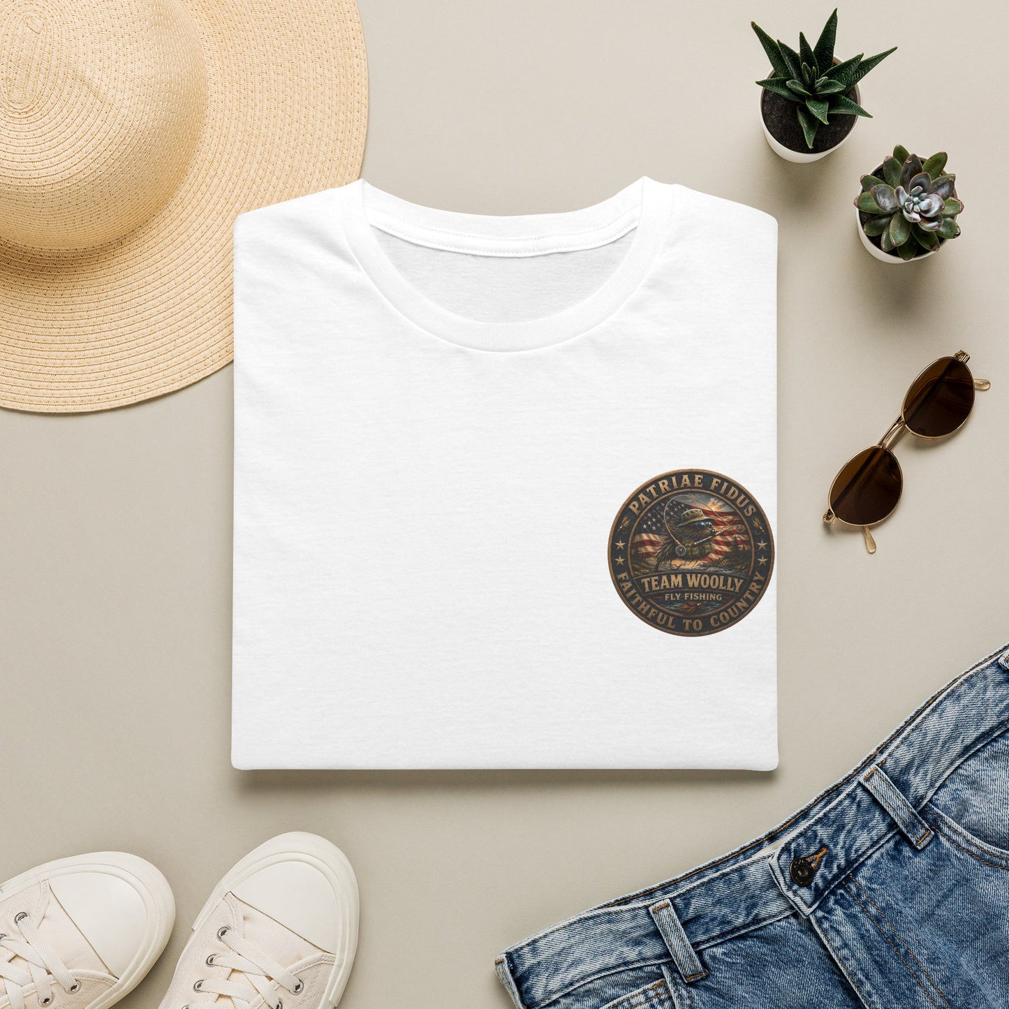 Team Woolly American Patriotic T-Shirt