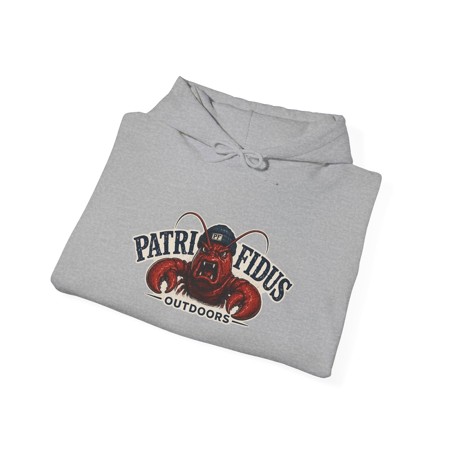 "Patriae Fidus" Don’t Tread on My Gulf - Gulf Of Maine Lobster/Boat Graphic Hoodie