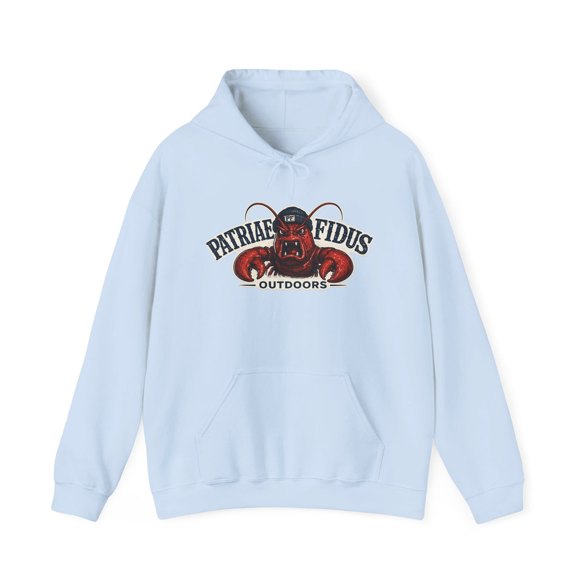 "Patriar Fidus" Don’t Tread on My Gulf - Gulf Of Maine Lobster/Boat Graphic Hoodie